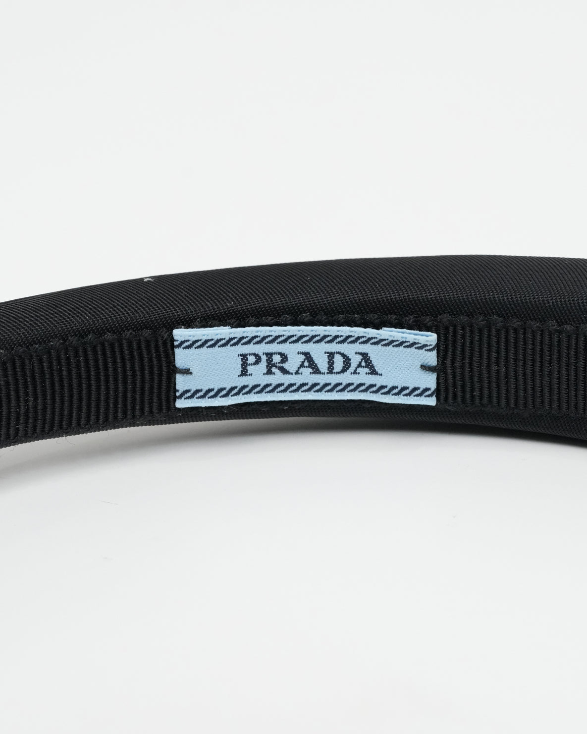 TESSUTO TRIANGLE LOGO HEADBAND BLACK