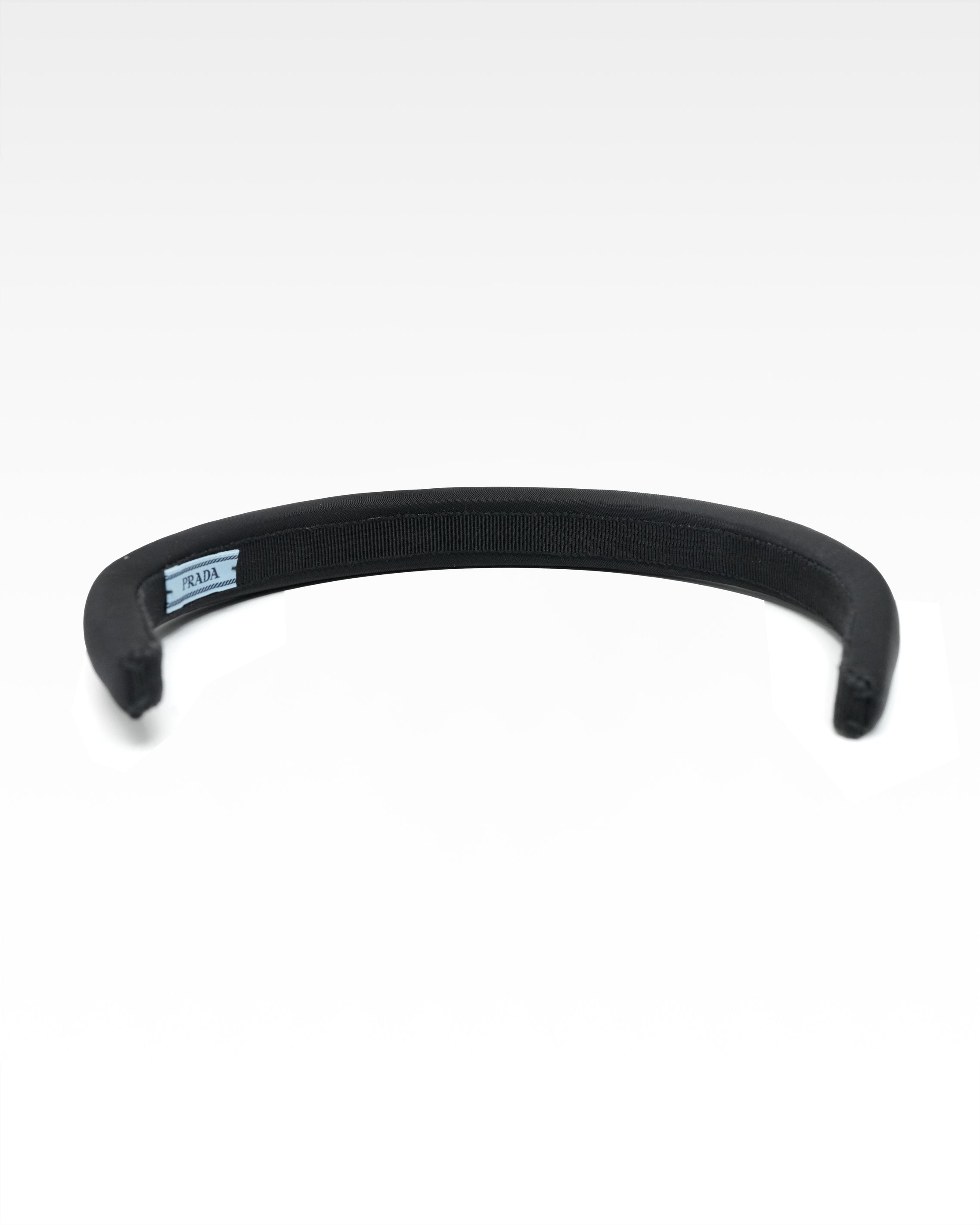 TESSUTO TRIANGLE LOGO HEADBAND BLACK