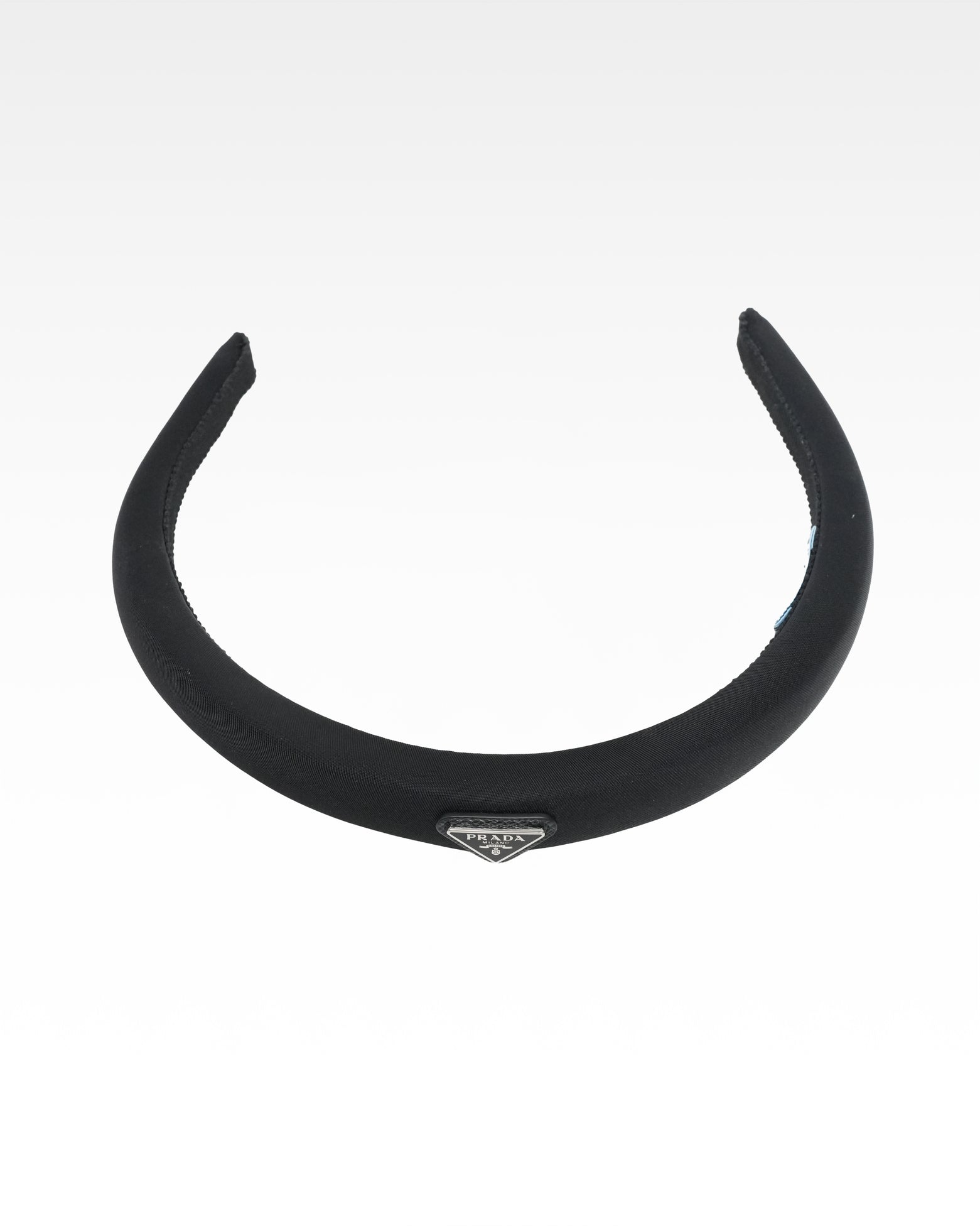 TESSUTO TRIANGLE LOGO HEADBAND BLACK