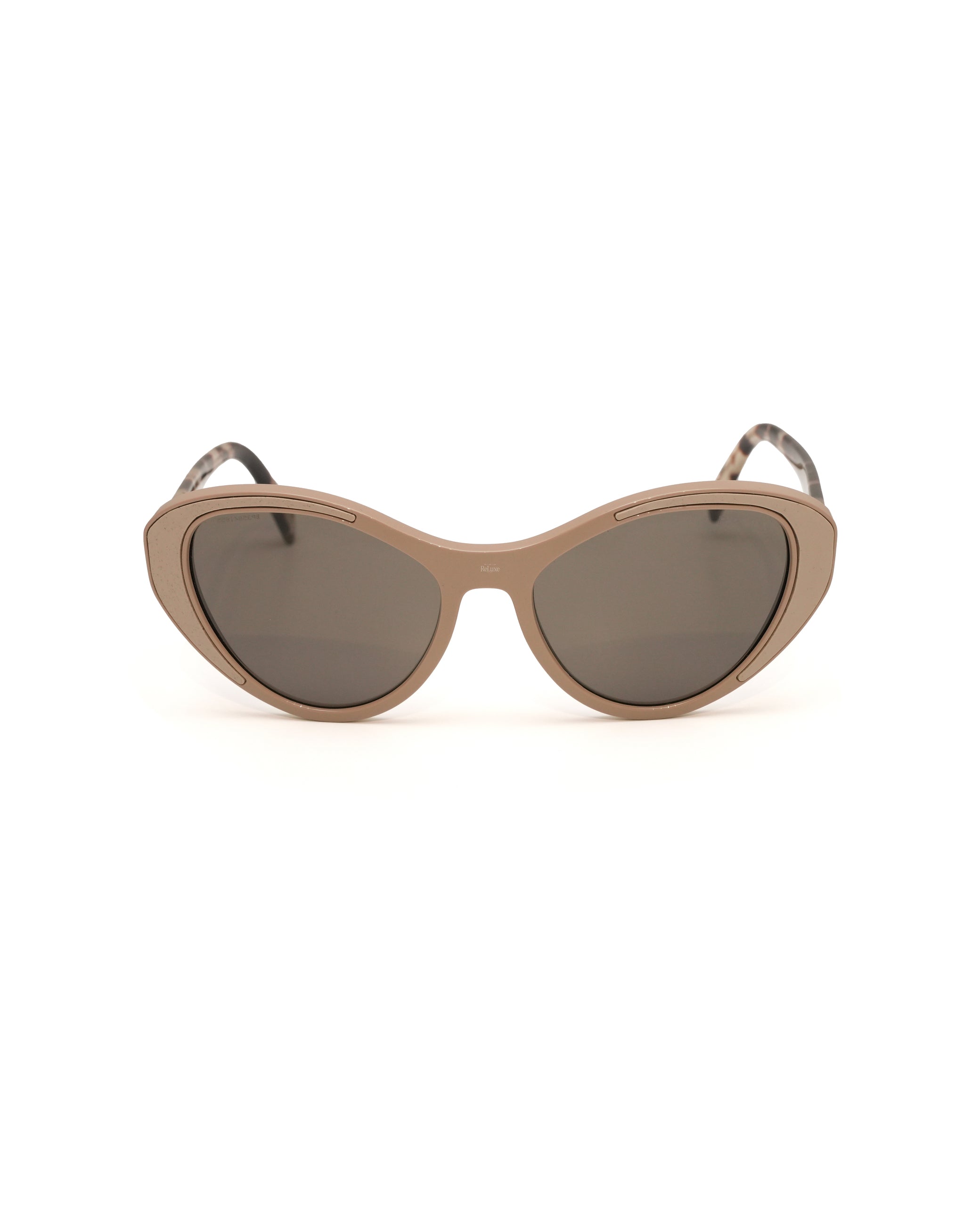 CAMEO AND PUMICE CAT EYE SUNGLASSES