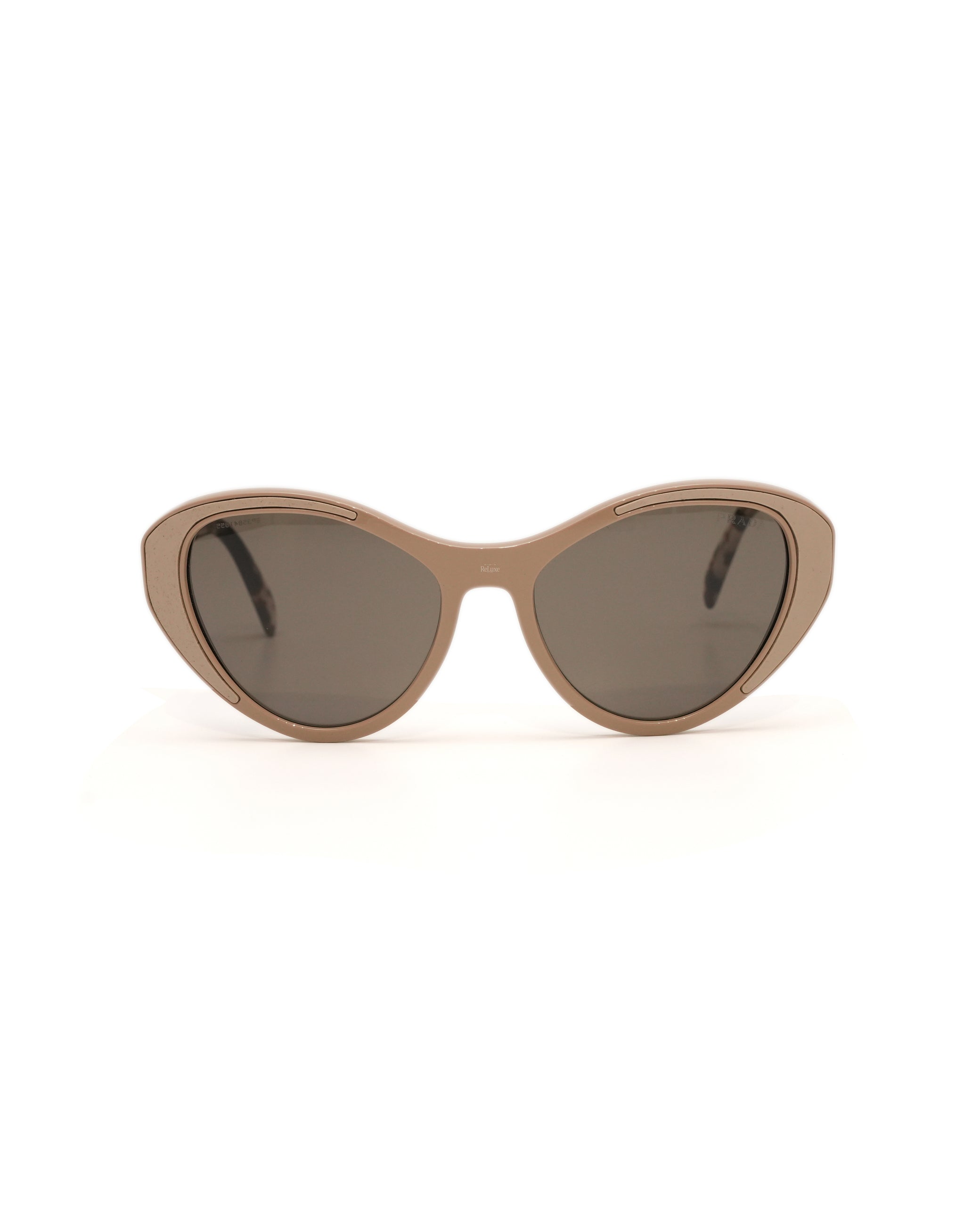 CAMEO AND PUMICE CAT EYE SUNGLASSES