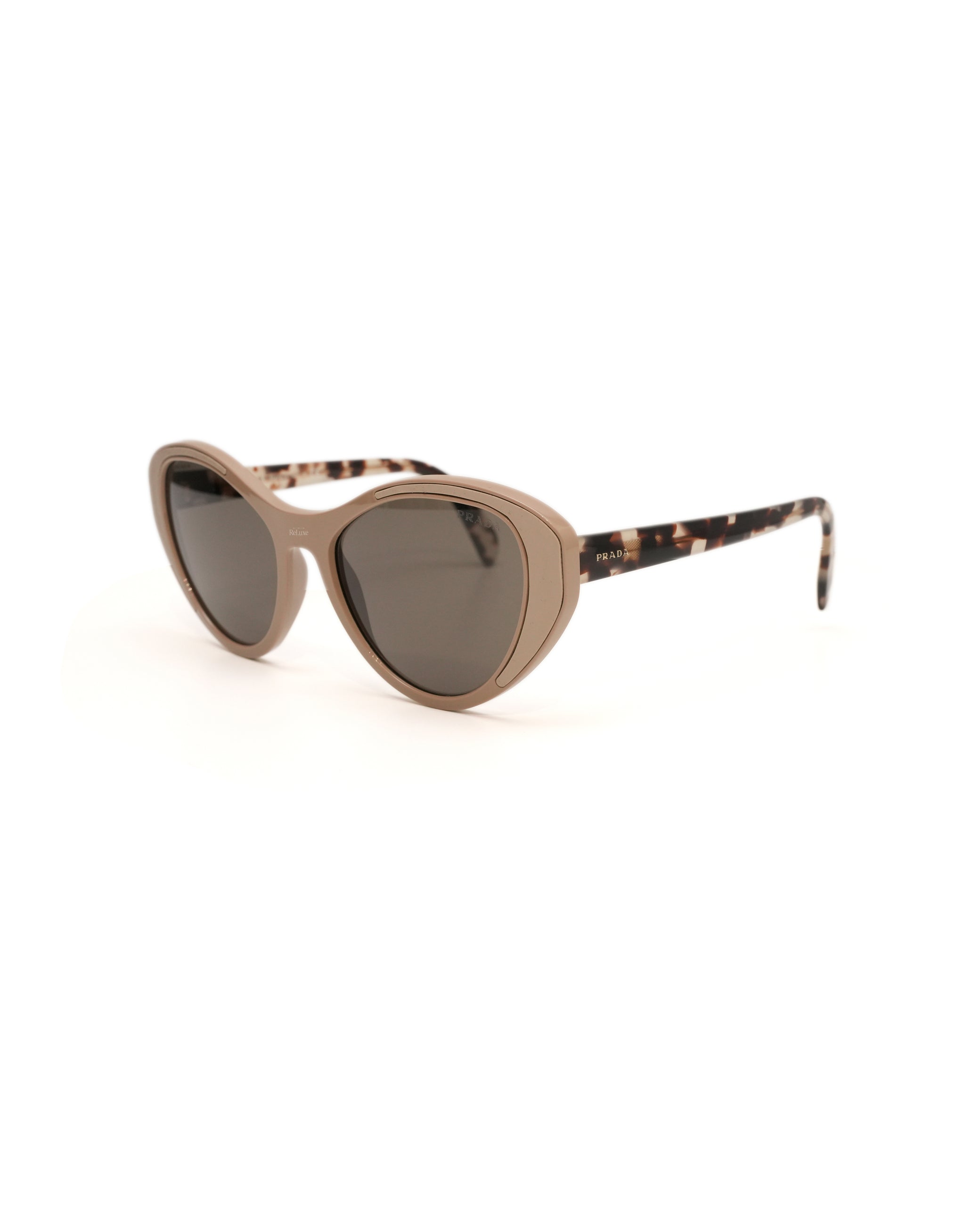 CAMEO AND PUMICE CAT EYE SUNGLASSES