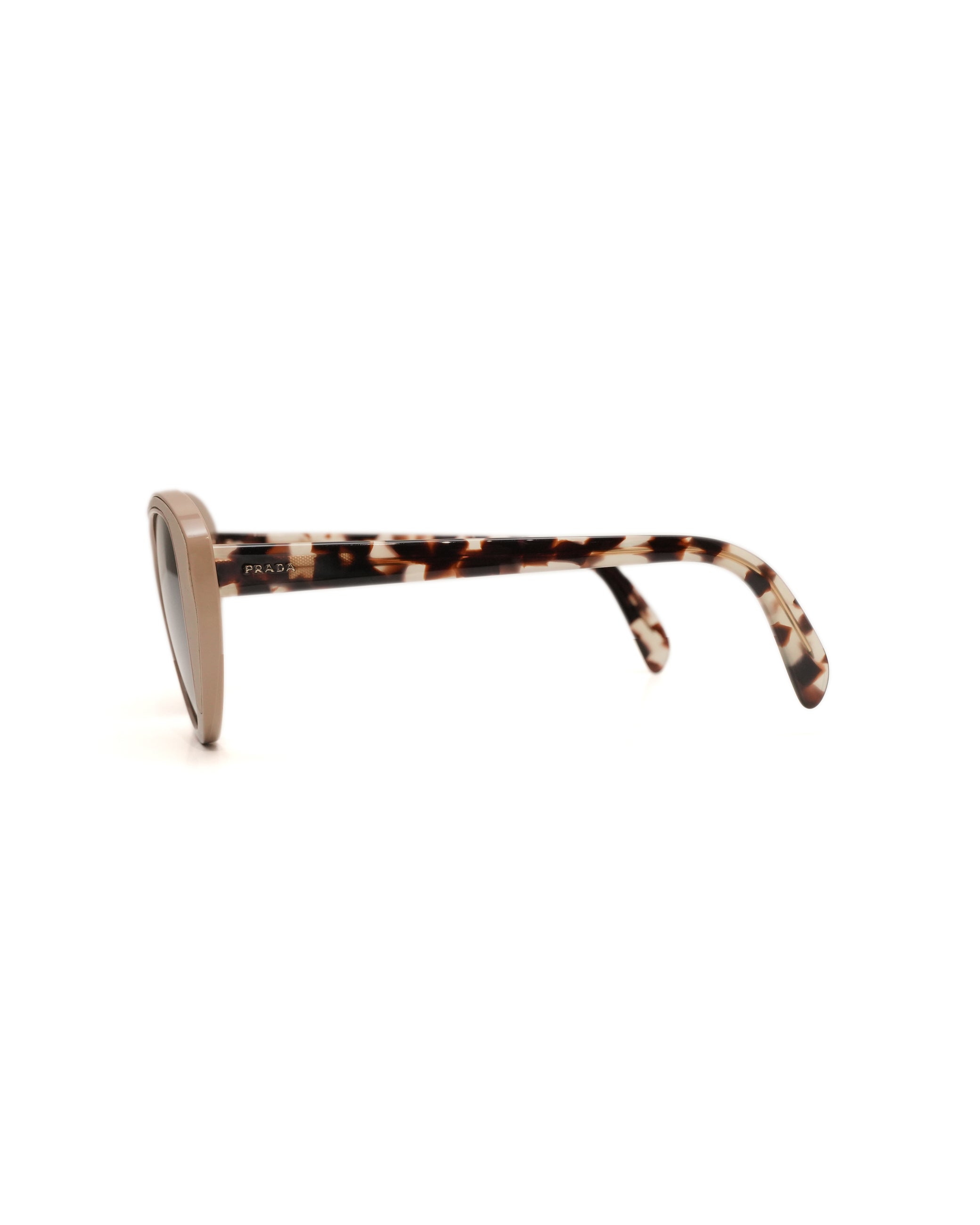 CAMEO AND PUMICE CAT EYE SUNGLASSES