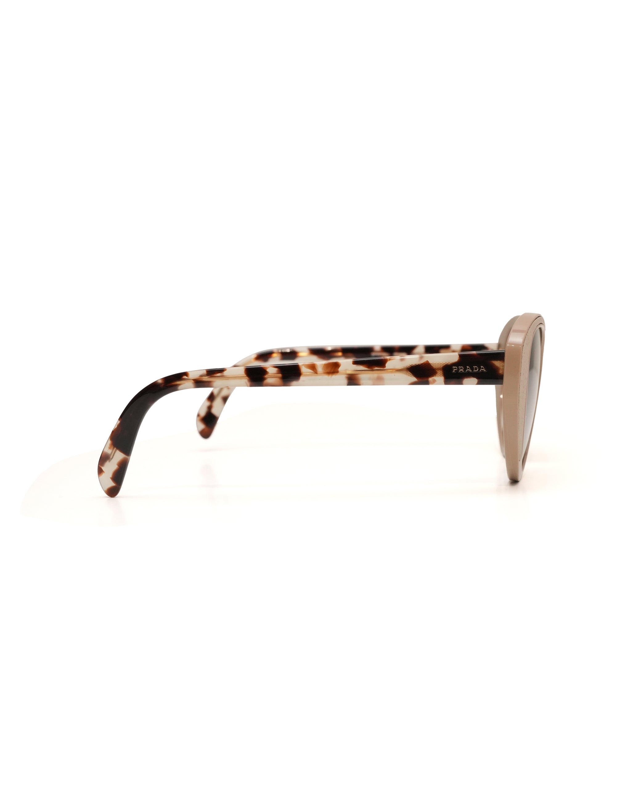 CAMEO AND PUMICE CAT EYE SUNGLASSES