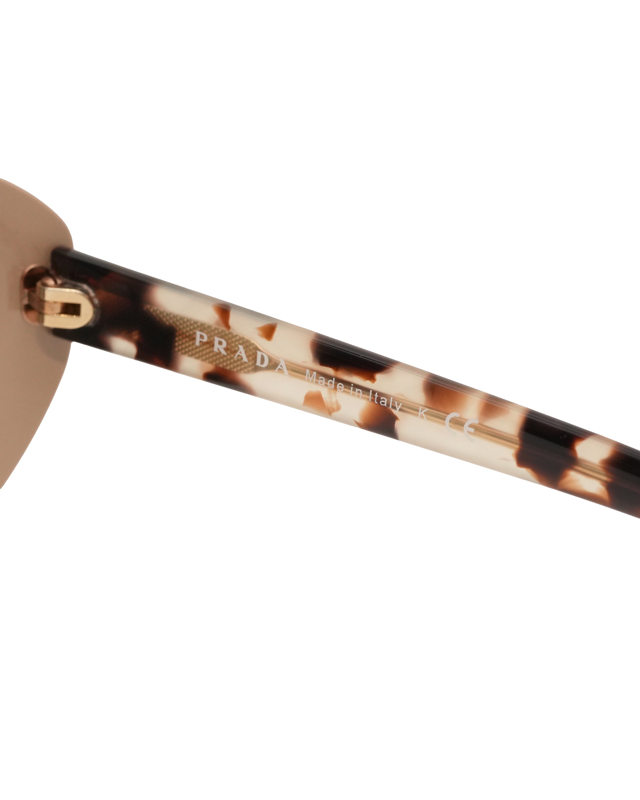 CAMEO AND PUMICE CAT EYE SUNGLASSES