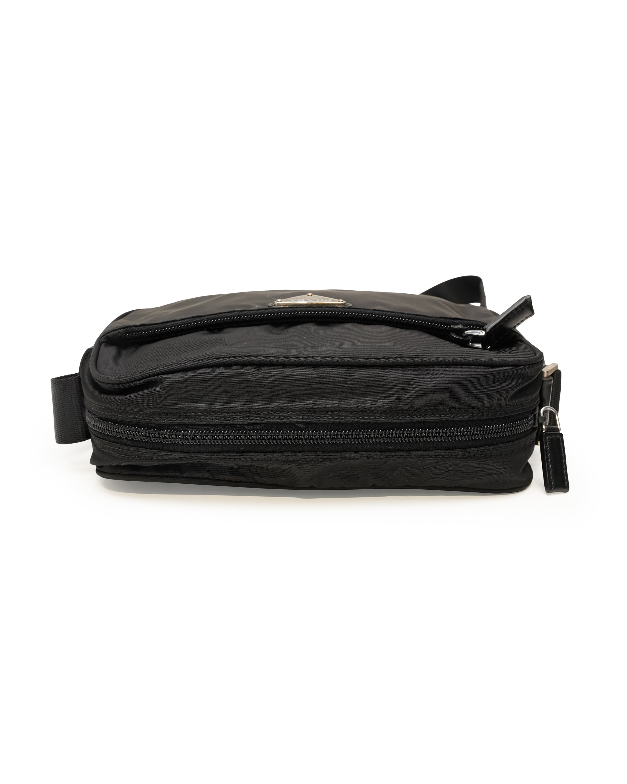 TESSUTO NYLON SHOULDER  BAG IN BLACK