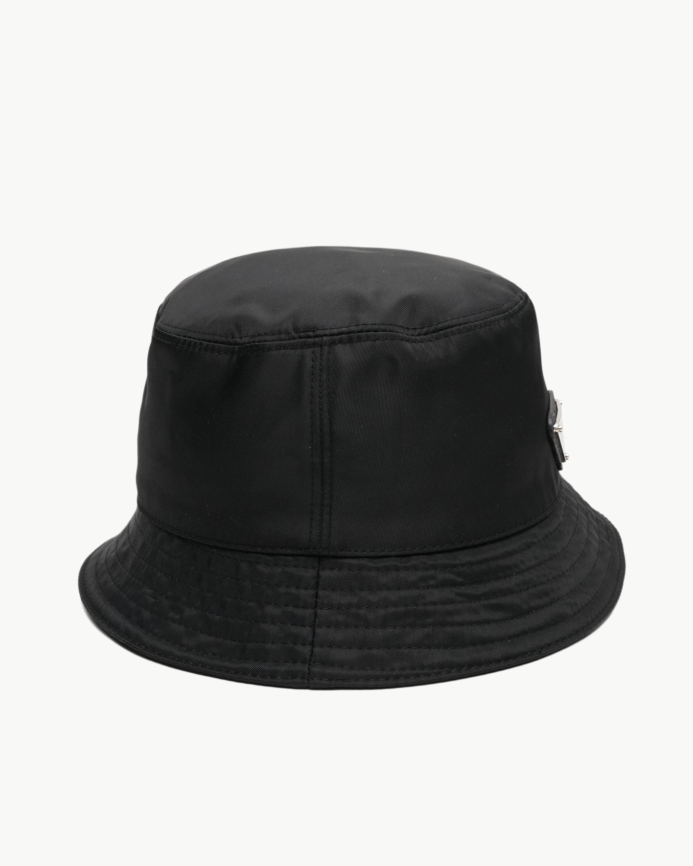★PRADA★ Triangle Logo Padded Nylon Bucket Hat Black 2HC248 Prada bucket hat nylon black XL size 2HC248 | eBay