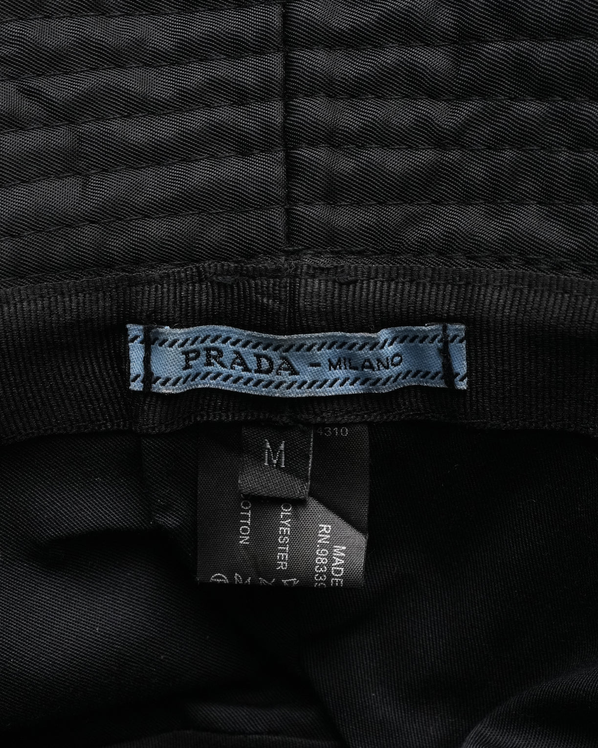 Prada Bucket Hat Black