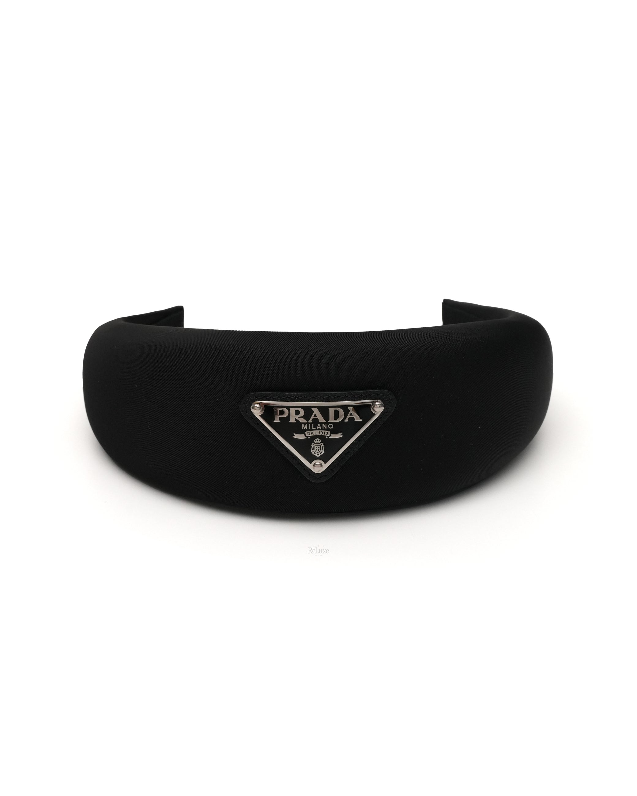 TESSUTO TRIANGLE LOGO HEADBAND BLACK