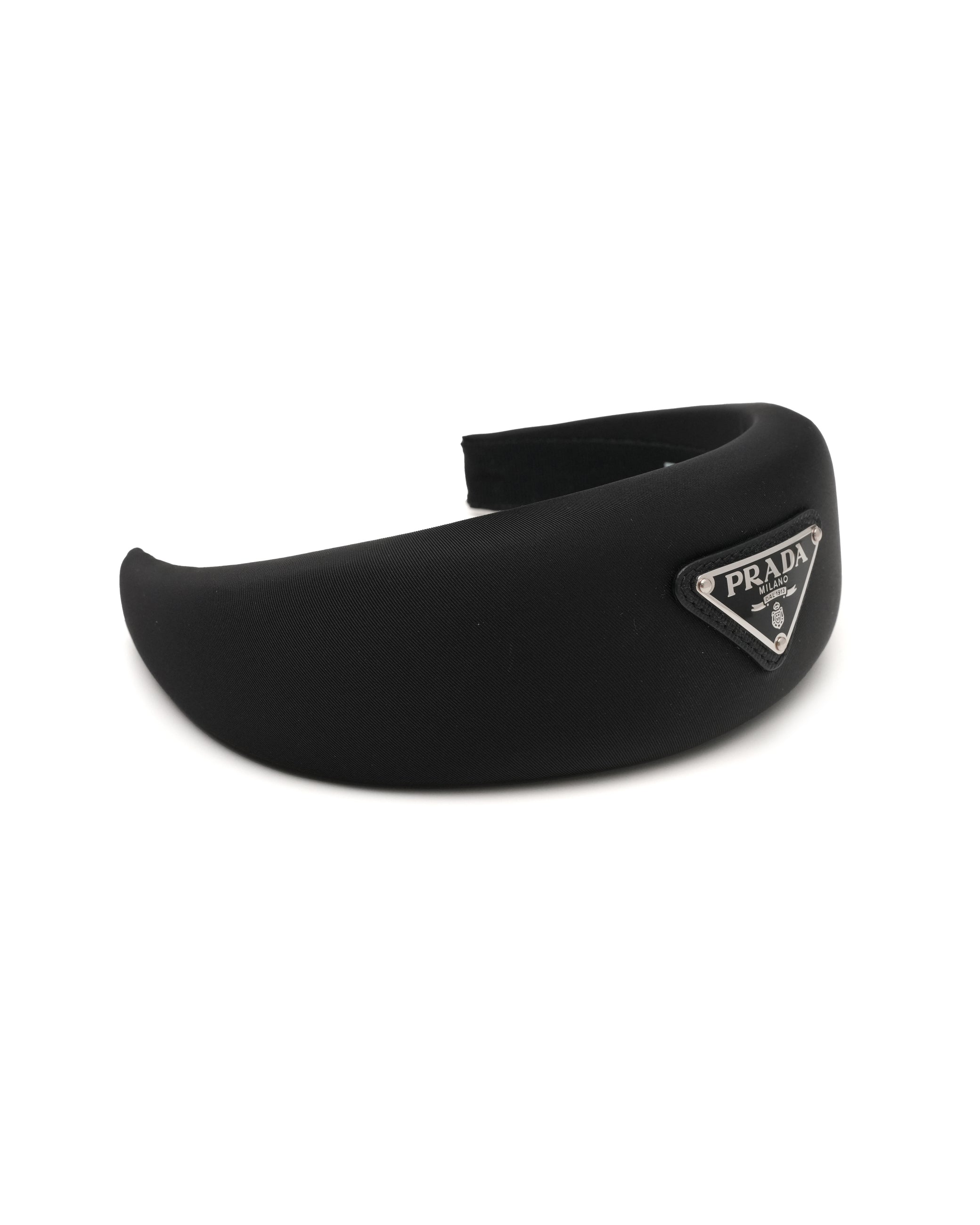 TESSUTO TRIANGLE LOGO HEADBAND BLACK