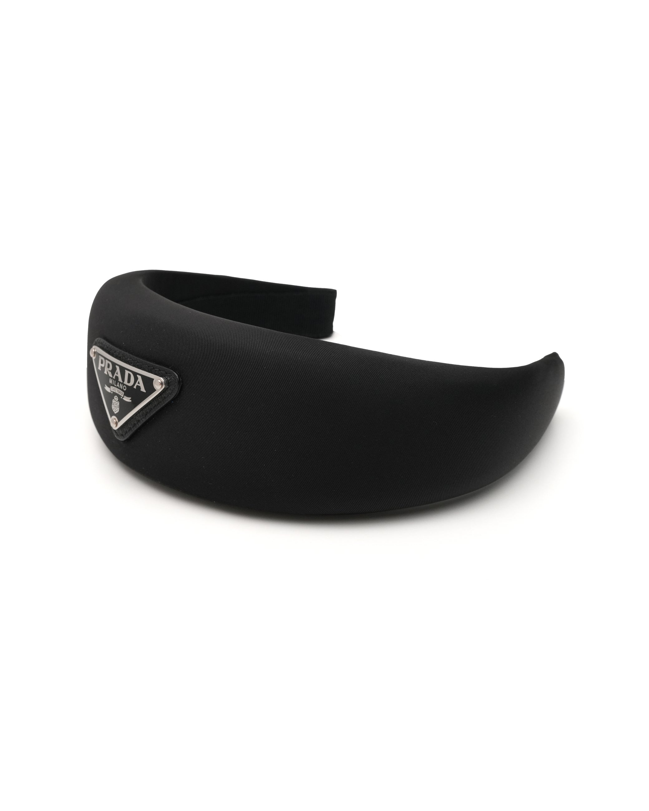 TESSUTO TRIANGLE LOGO HEADBAND BLACK