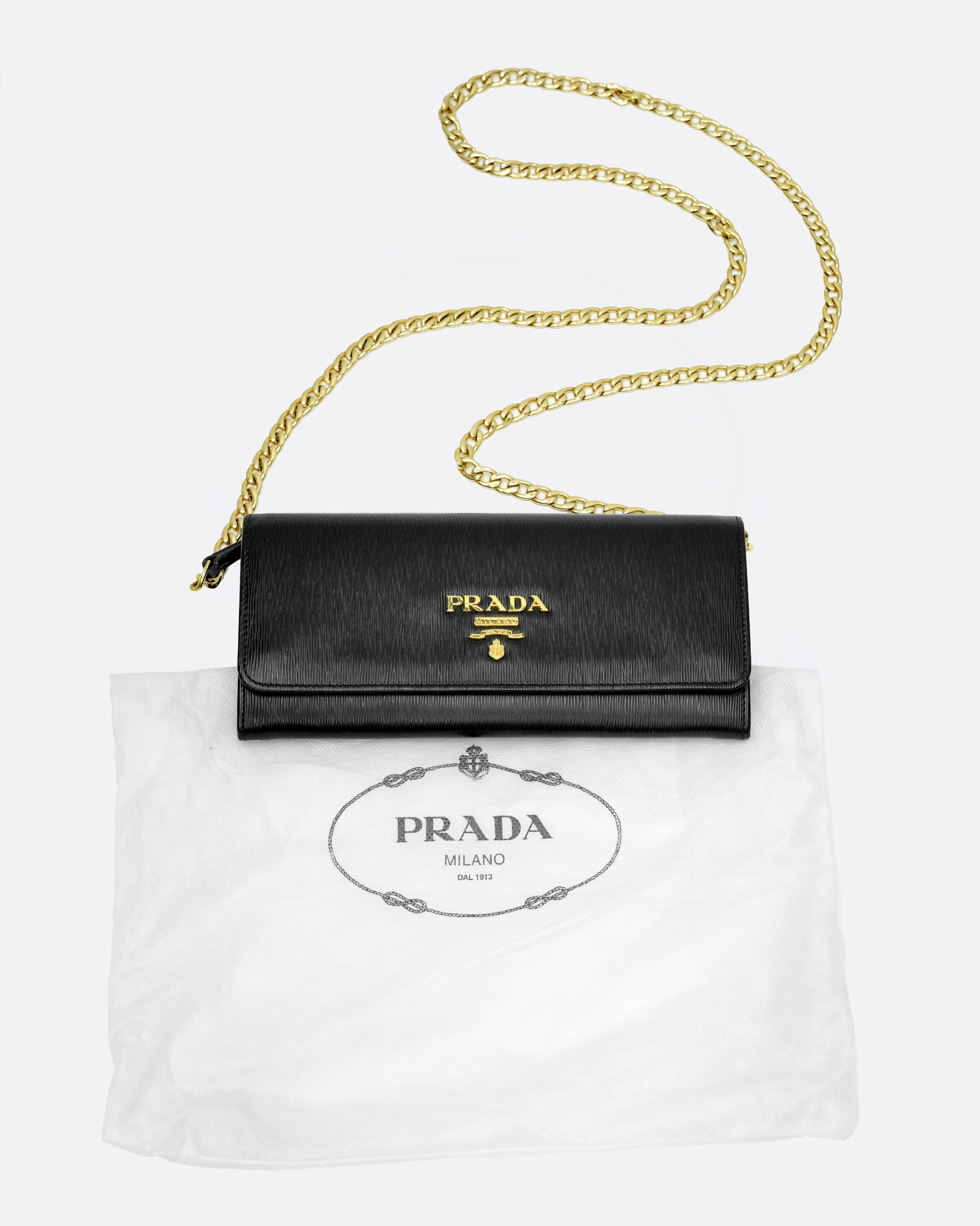 WALLET ON CHAIN BLACK