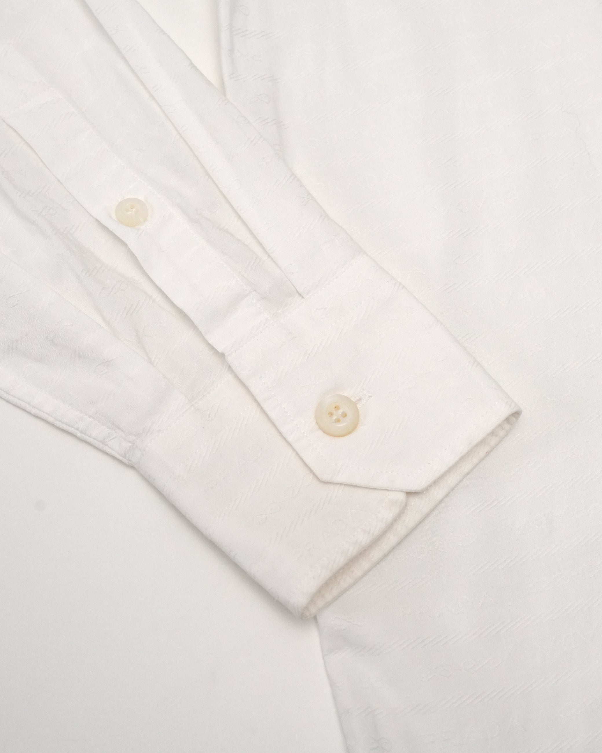 COTTON SHIRT WHITE UCN515 LOGO 2023