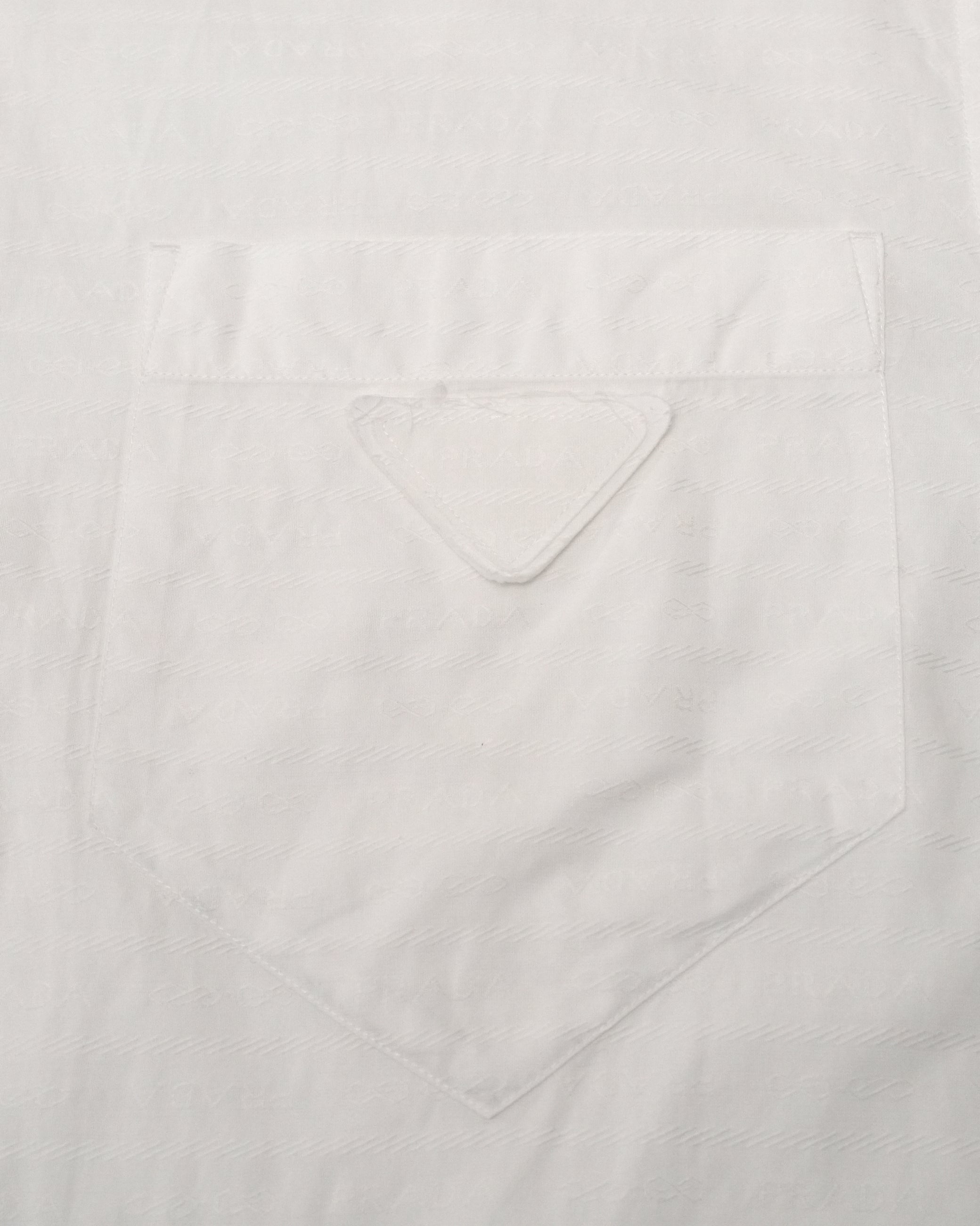 COTTON SHIRT WHITE UCN515 LOGO 2023