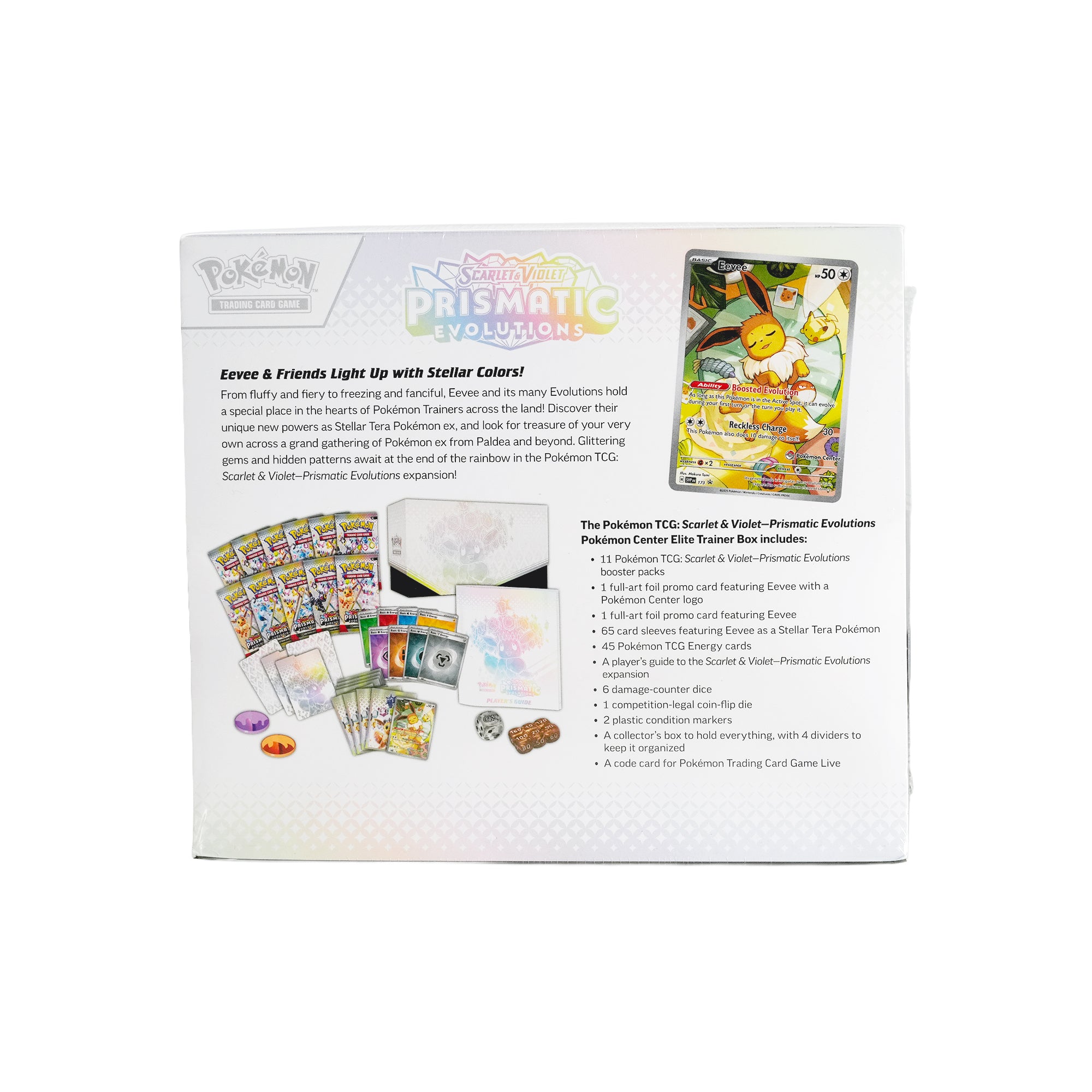 POKEMON CENTER PRISMATIC EVOLUTIONS ELITE TRAINER BOX