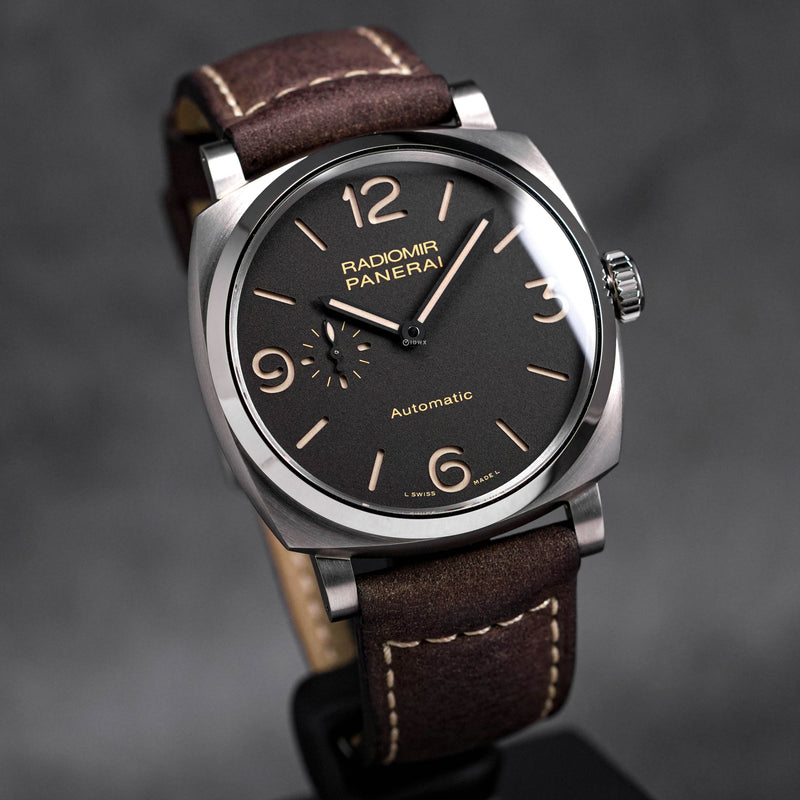 PANERAI RADIOMIR 1940 3 DAYS 45MM TITANIUM BROWN DIAL PAM 619