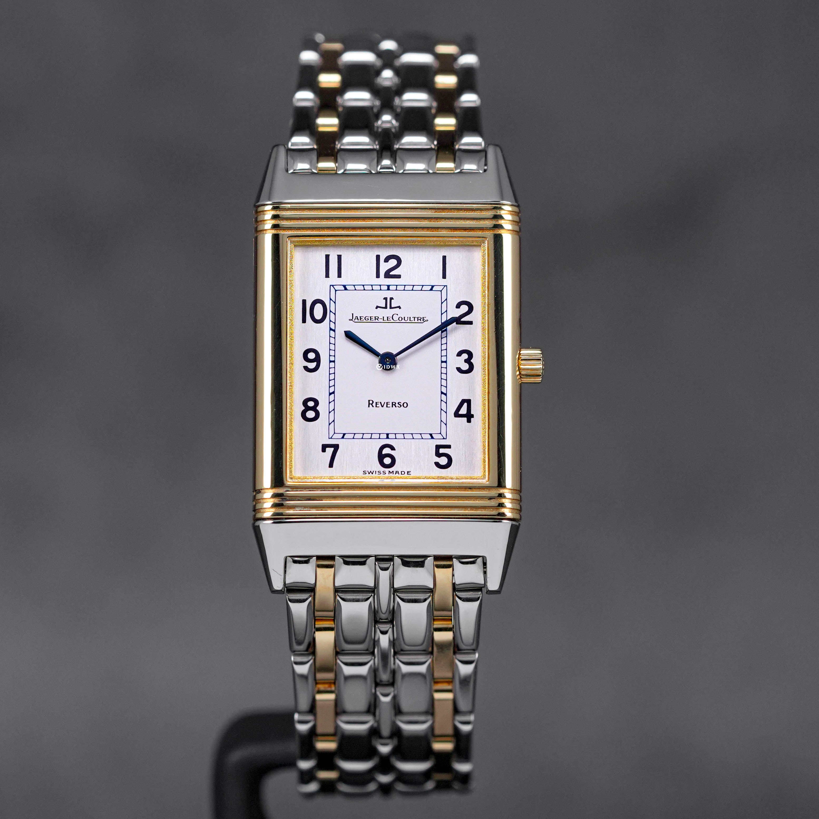 REVERSO CLASSIC TWOTONE YELLOWGOLD SILVER DIAL (UNDATED)