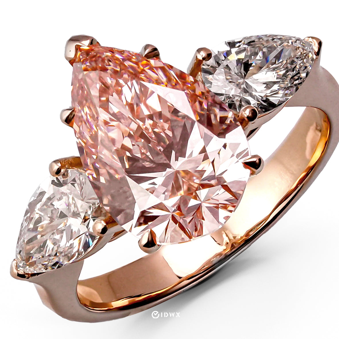 Pear Rosegold Ring