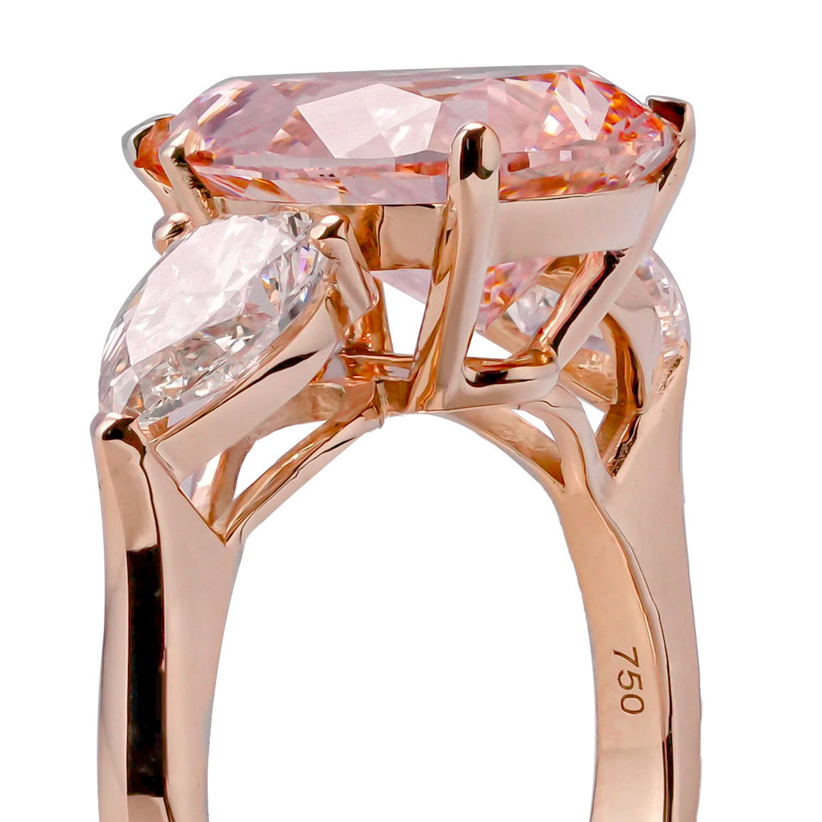 Pear Rosegold Ring