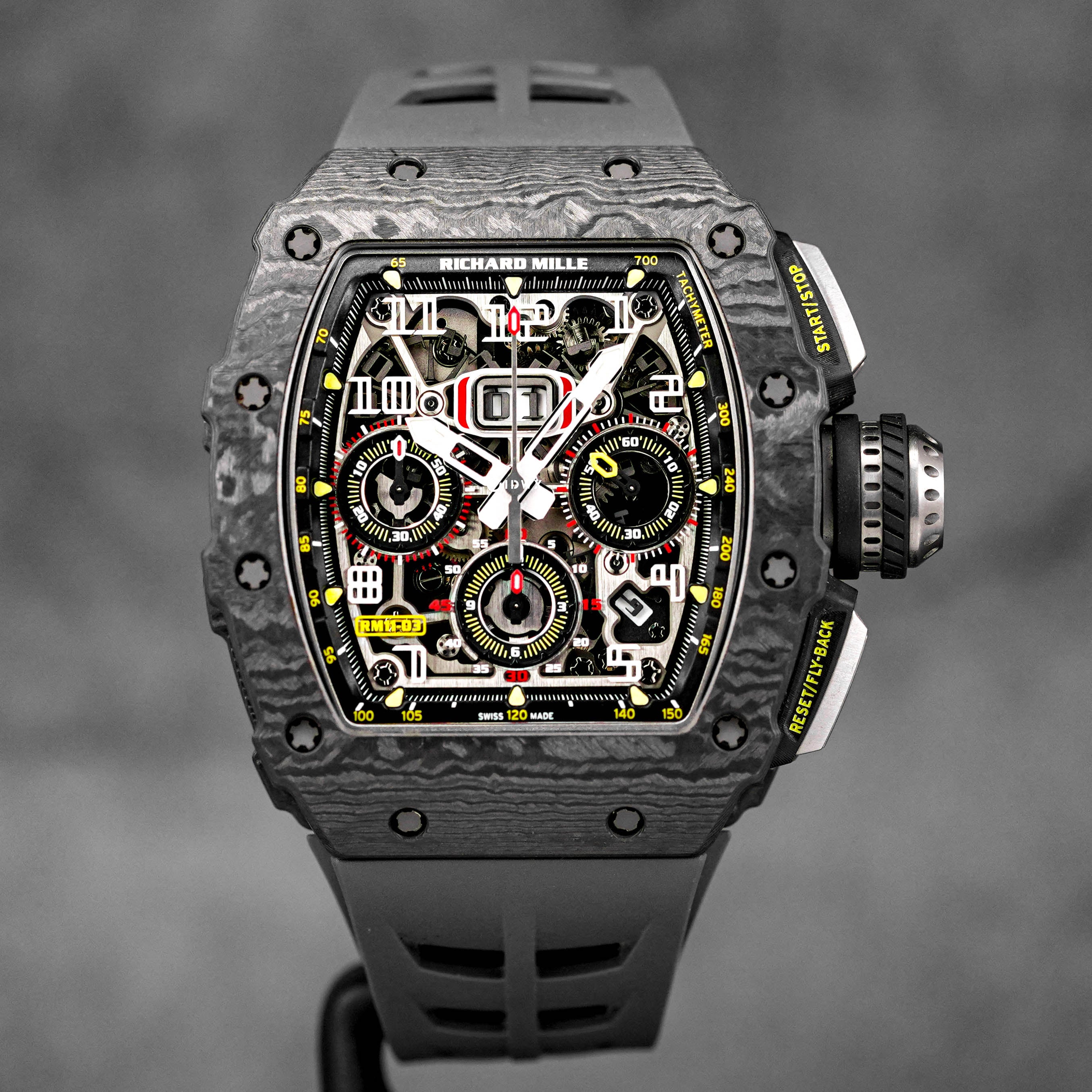 RICHARD MILLE RM 11-03 NTPT BLACK CARBON FLYBACK CHRONOGRAPH (2018