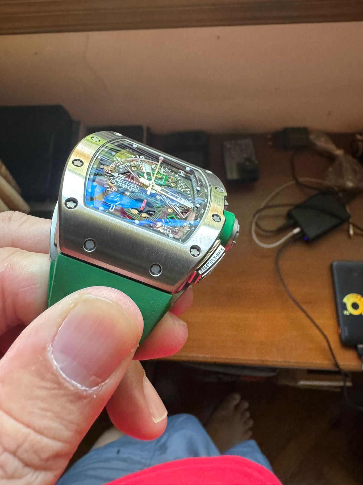 RM 11-01 TITANIUM ROBERTO MANCINI FLYBACK CHRONOGRAPH (2015)