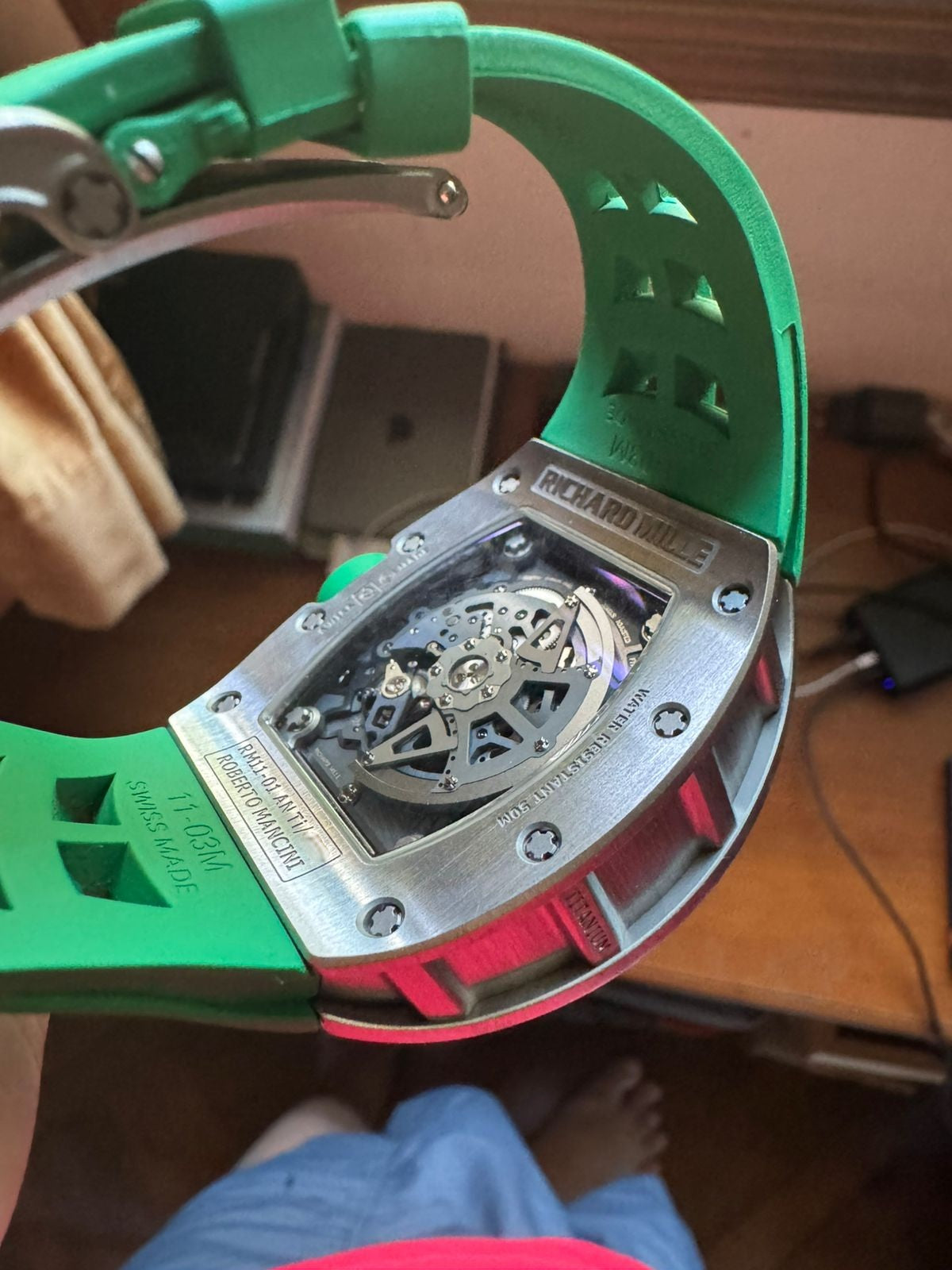 RM 11-01 TITANIUM ROBERTO MANCINI FLYBACK CHRONOGRAPH (2015)