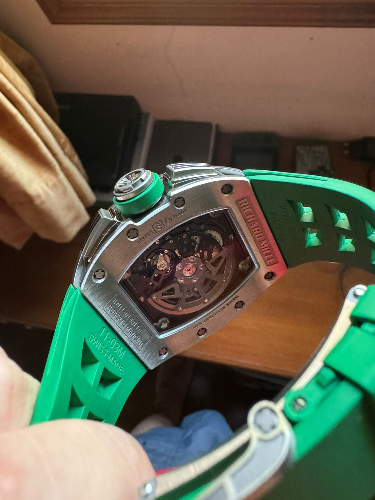RM 11-01 TITANIUM ROBERTO MANCINI FLYBACK CHRONOGRAPH (2015)