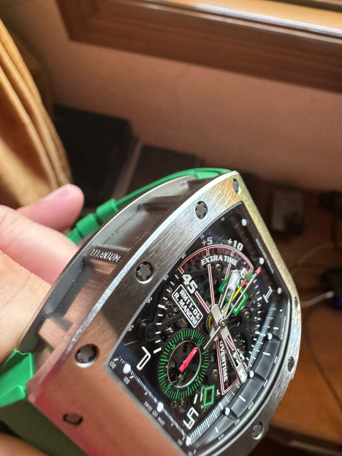 RM 11-01 TITANIUM ROBERTO MANCINI FLYBACK CHRONOGRAPH (2015)