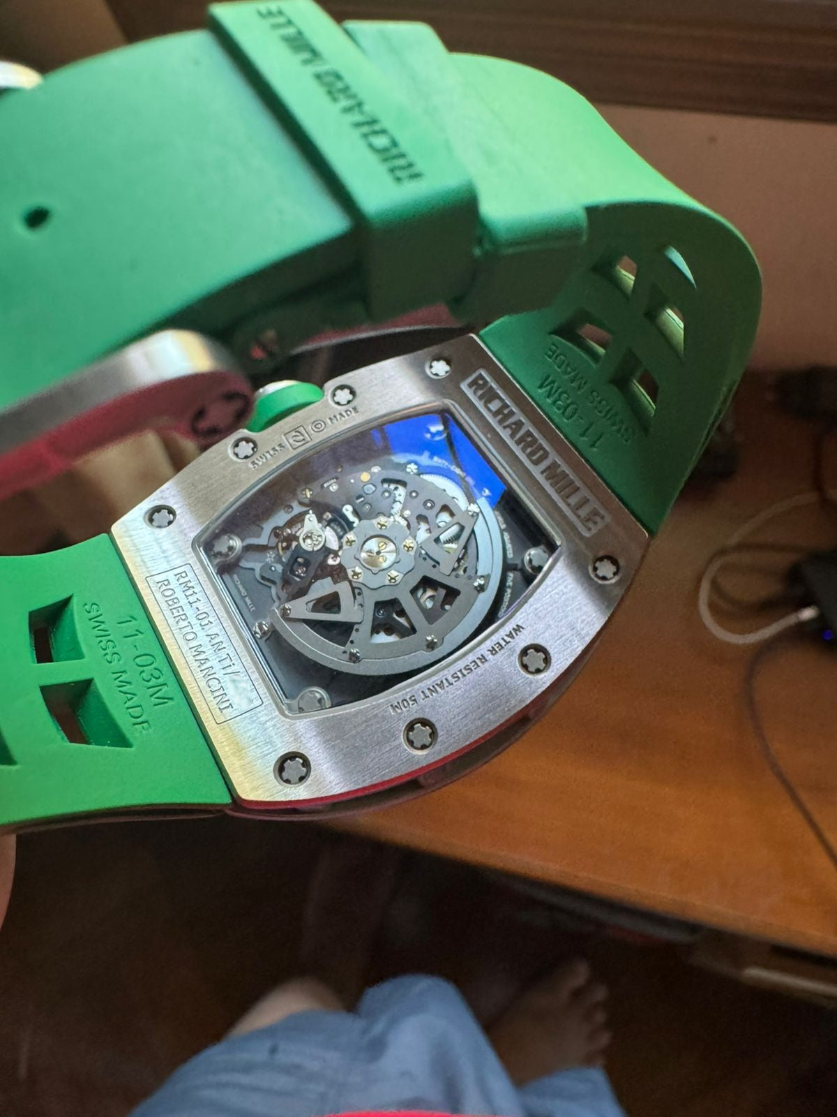RM 11-01 TITANIUM ROBERTO MANCINI FLYBACK CHRONOGRAPH (2015)