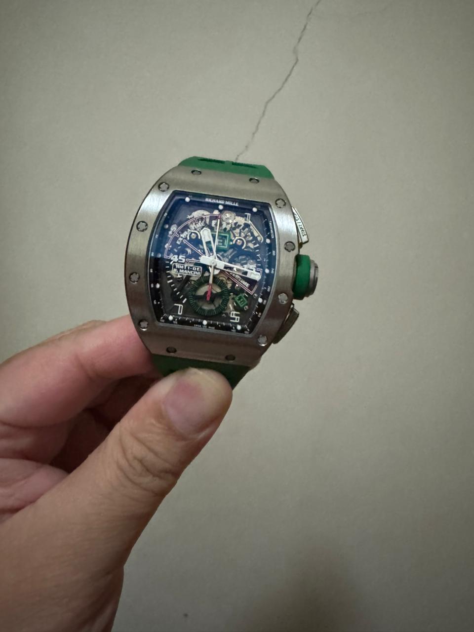 RM 11-01 TITANIUM ROBERTO MANCINI FLYBACK CHRONOGRAPH (2015)