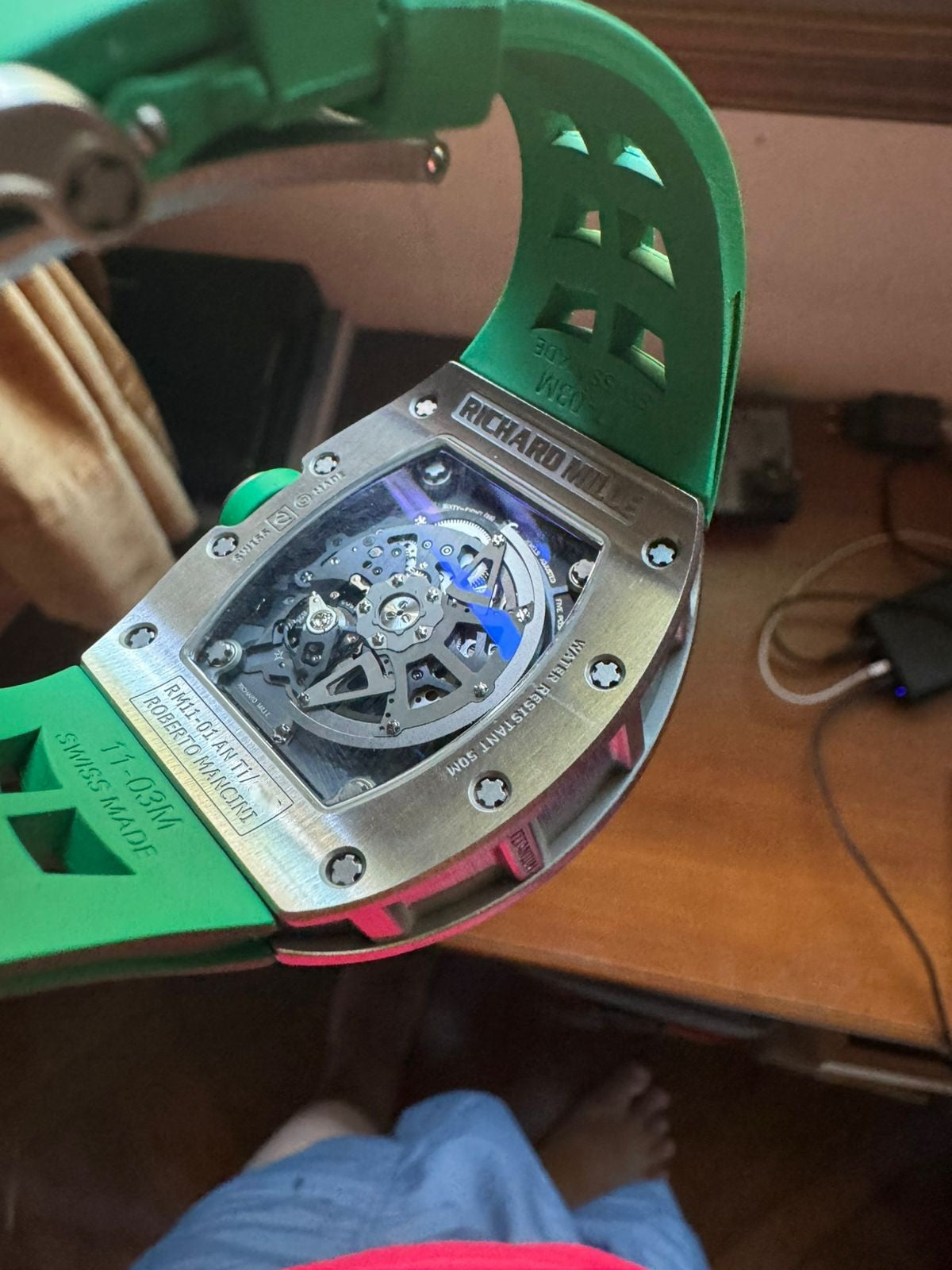 RM 11-01 TITANIUM ROBERTO MANCINI FLYBACK CHRONOGRAPH (2015)