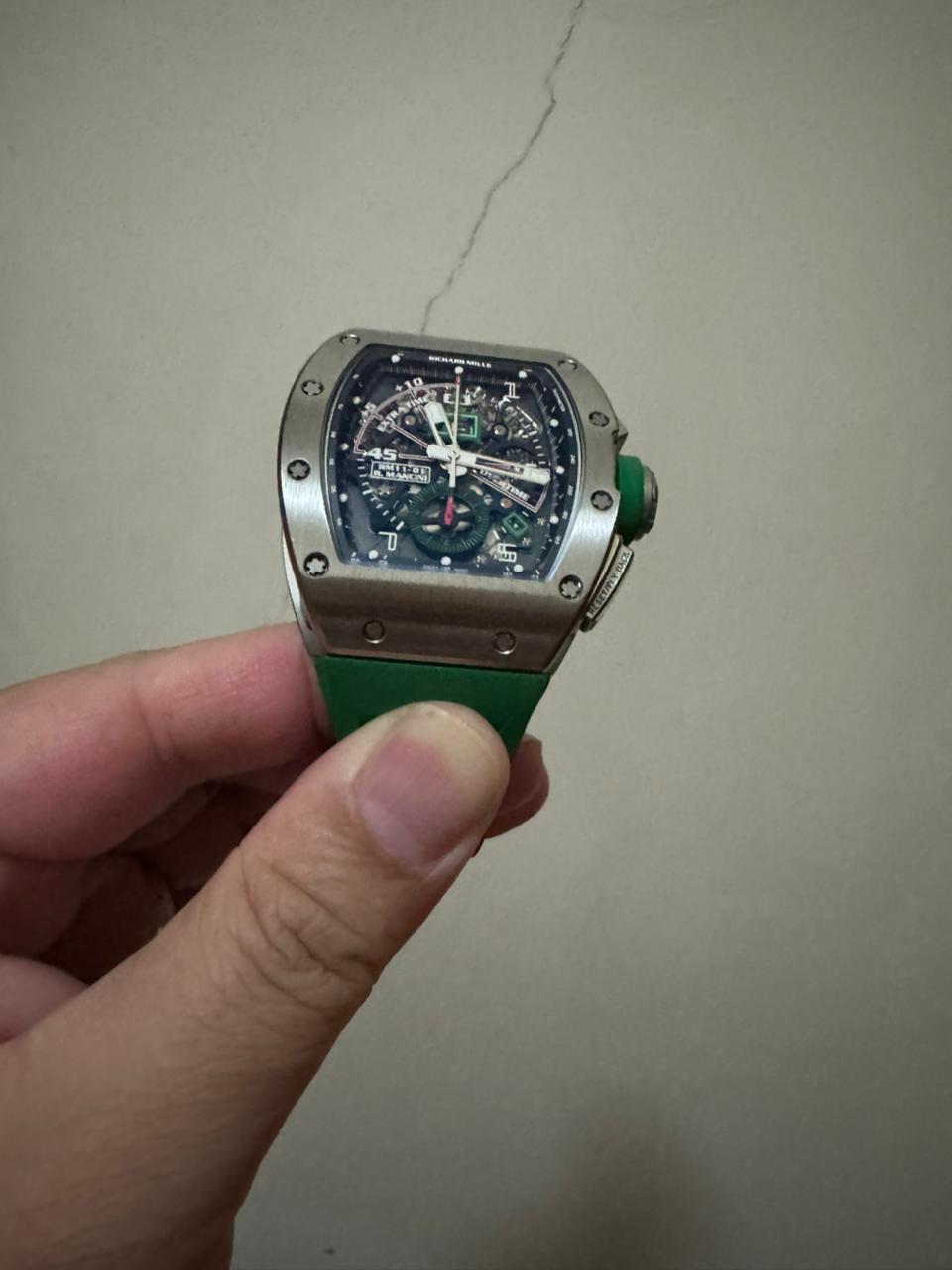 RM 11-01 TITANIUM ROBERTO MANCINI FLYBACK CHRONOGRAPH (2015)