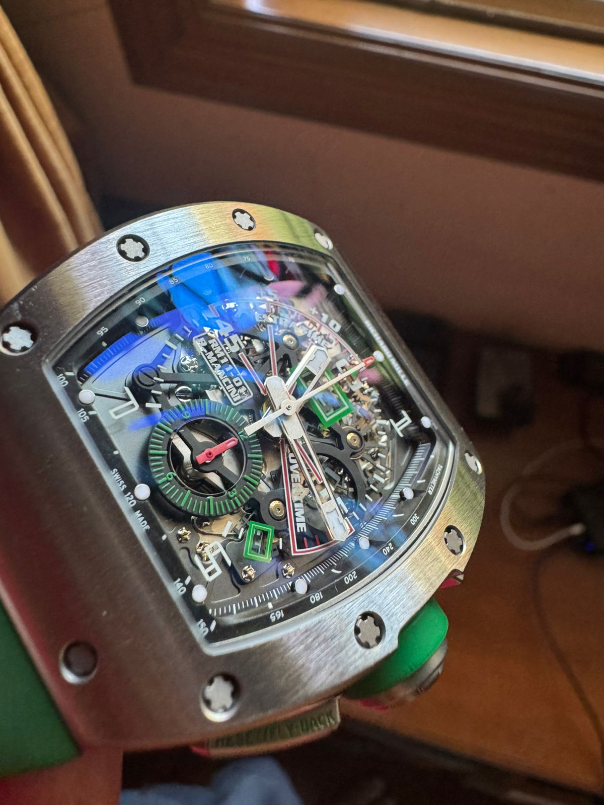 RM 11-01 TITANIUM ROBERTO MANCINI FLYBACK CHRONOGRAPH (2015)