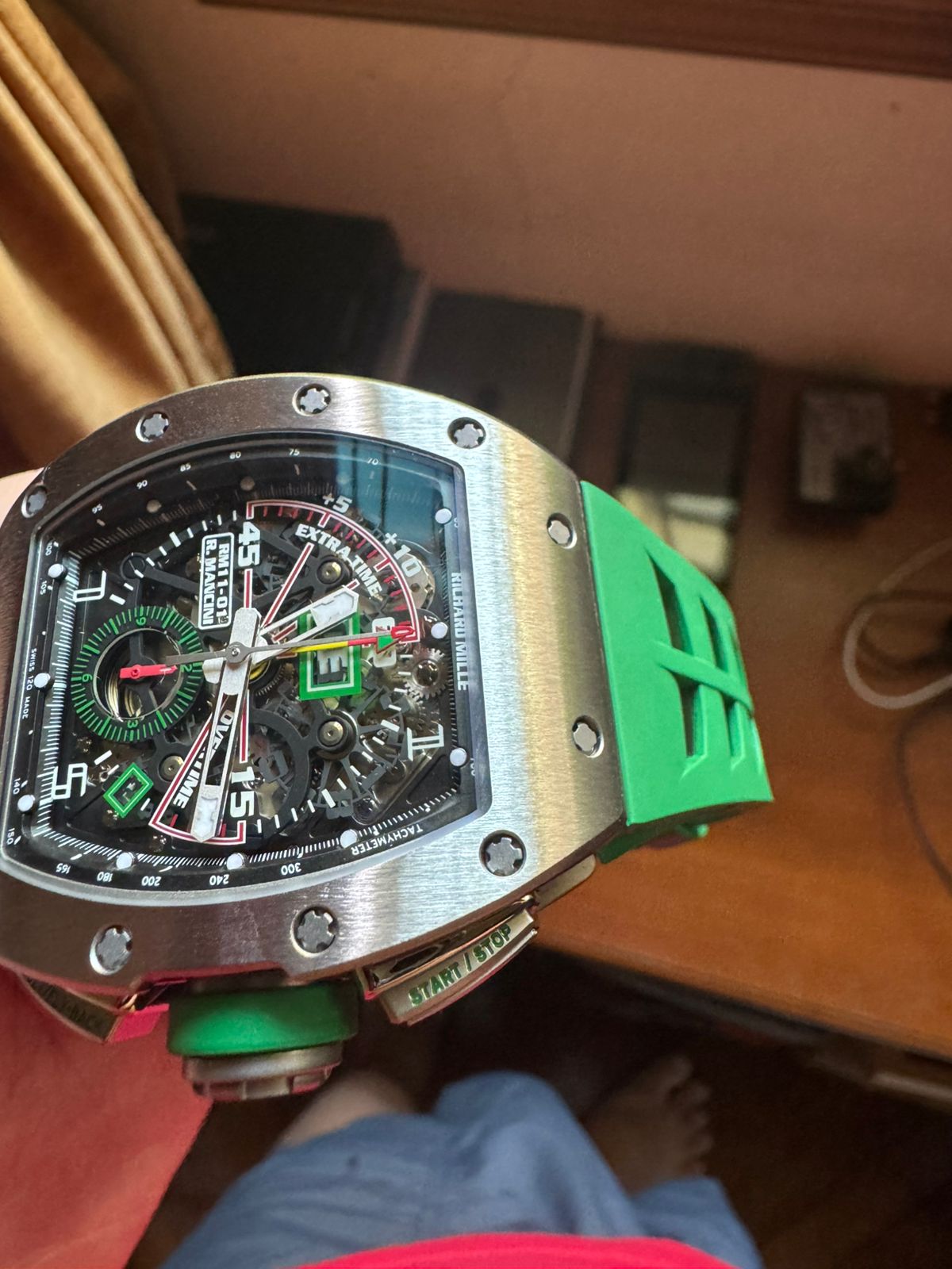 RM 11-01 TITANIUM ROBERTO MANCINI FLYBACK CHRONOGRAPH (2015)