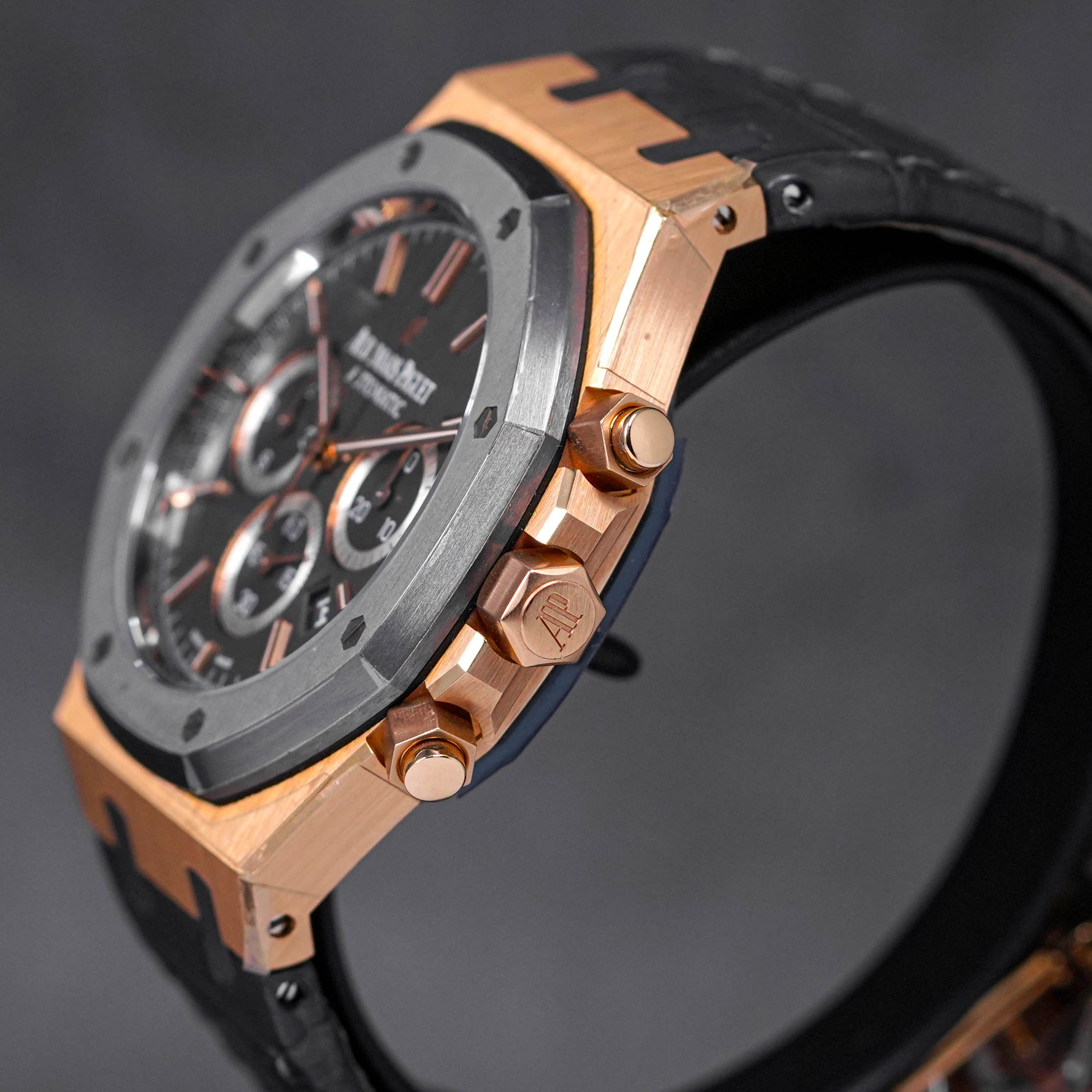 ROYAL OAK CHRONOGRAPH 41MM 'LEO MESSI' ROSEGOLD TANTALUM BEZEL LIMITED EDITION (WATCH ONLY)