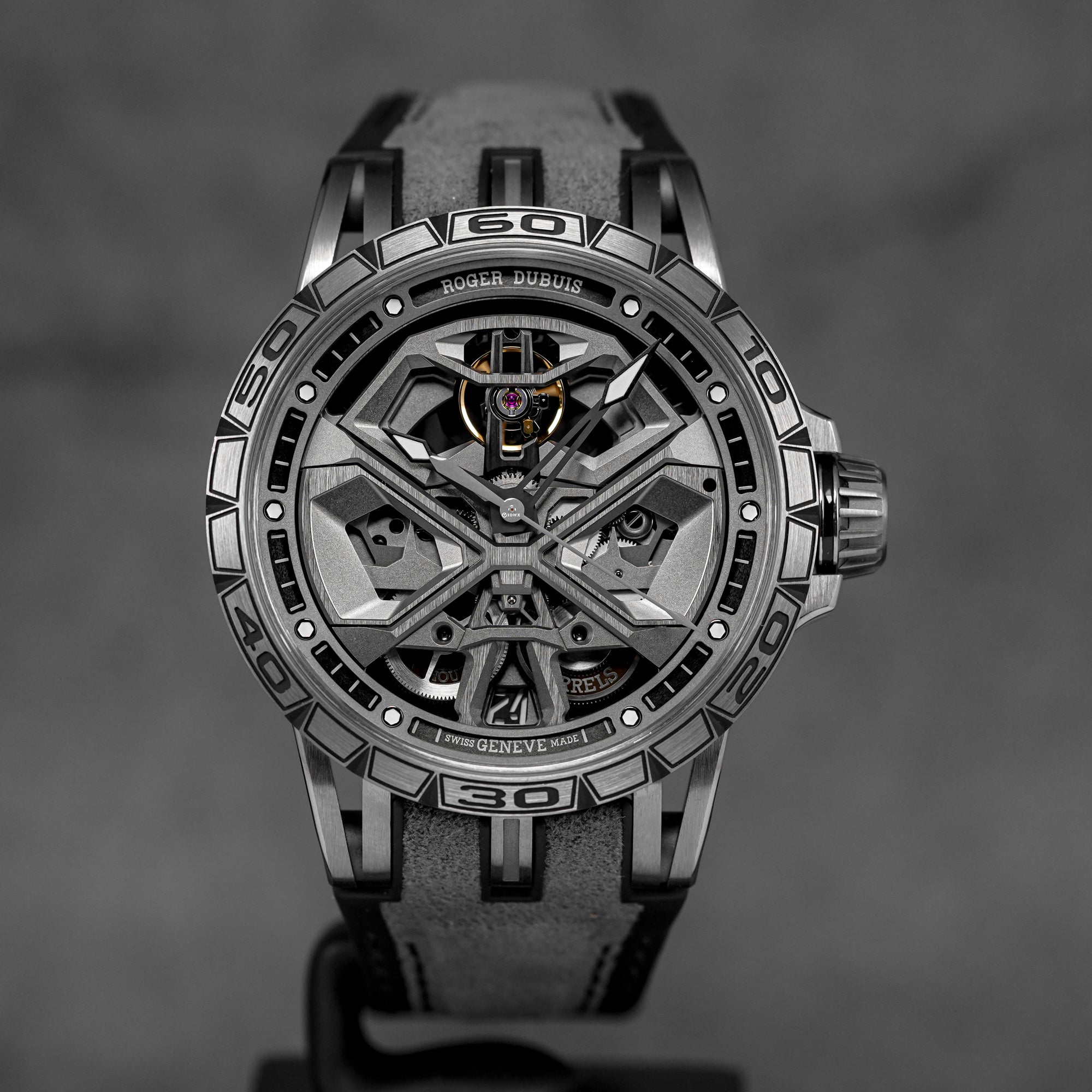 EXCALIBUR SPIDER MONOBALANCIER HURACAN 45MM TITANIUM GREY (2026)