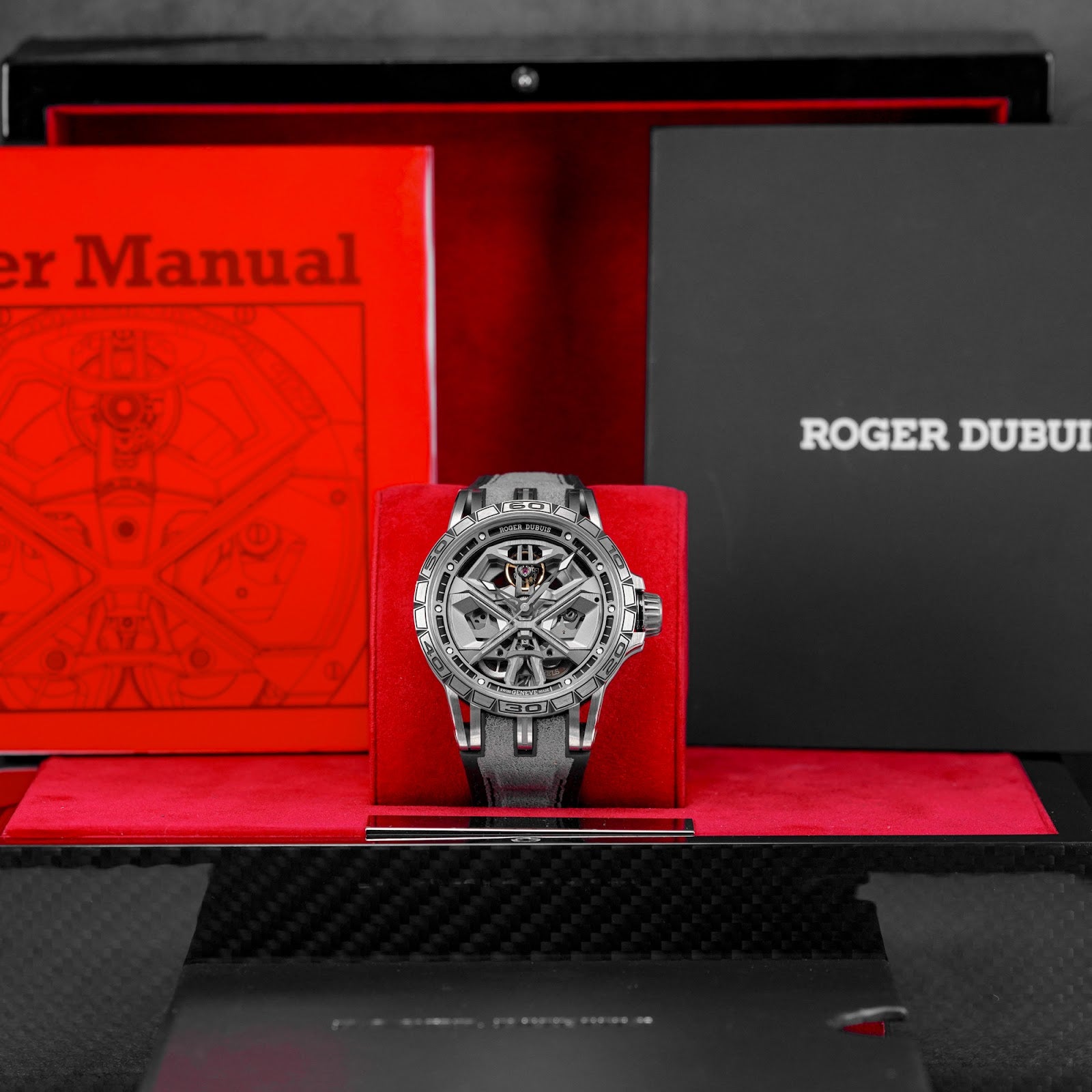 EXCALIBUR SPIDER MONOBALANCIER HURACAN 45MM TITANIUM GREY (2026)