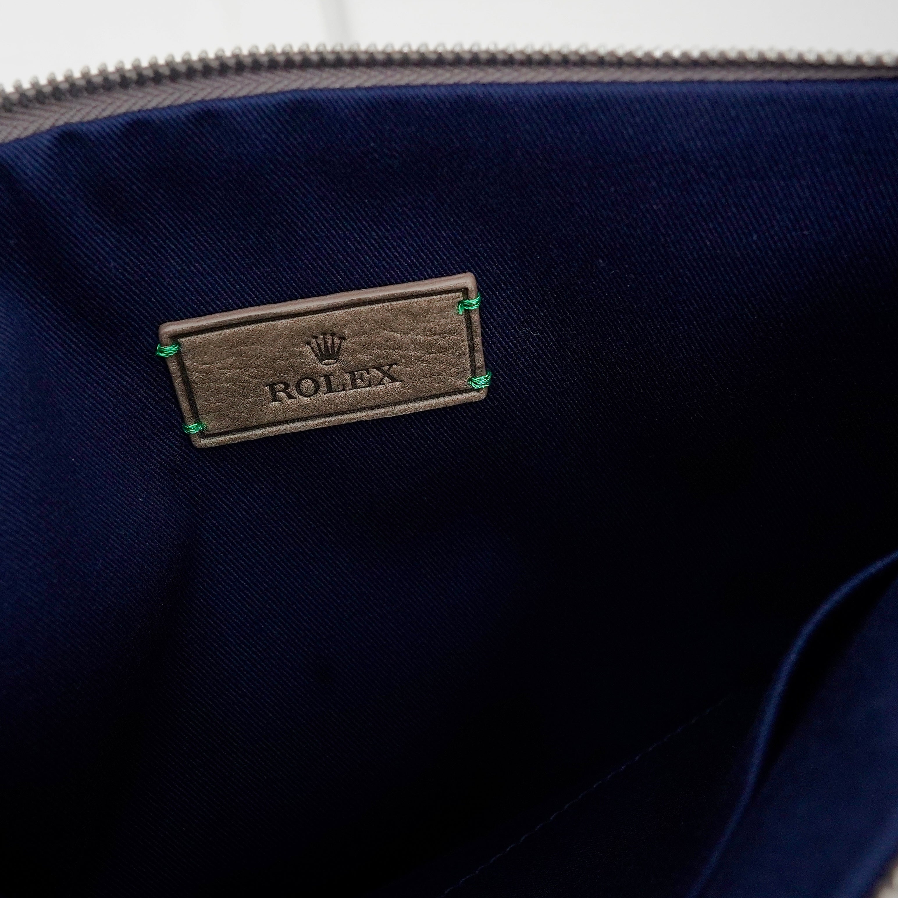 CANVAS GREY CLUTCH BAG