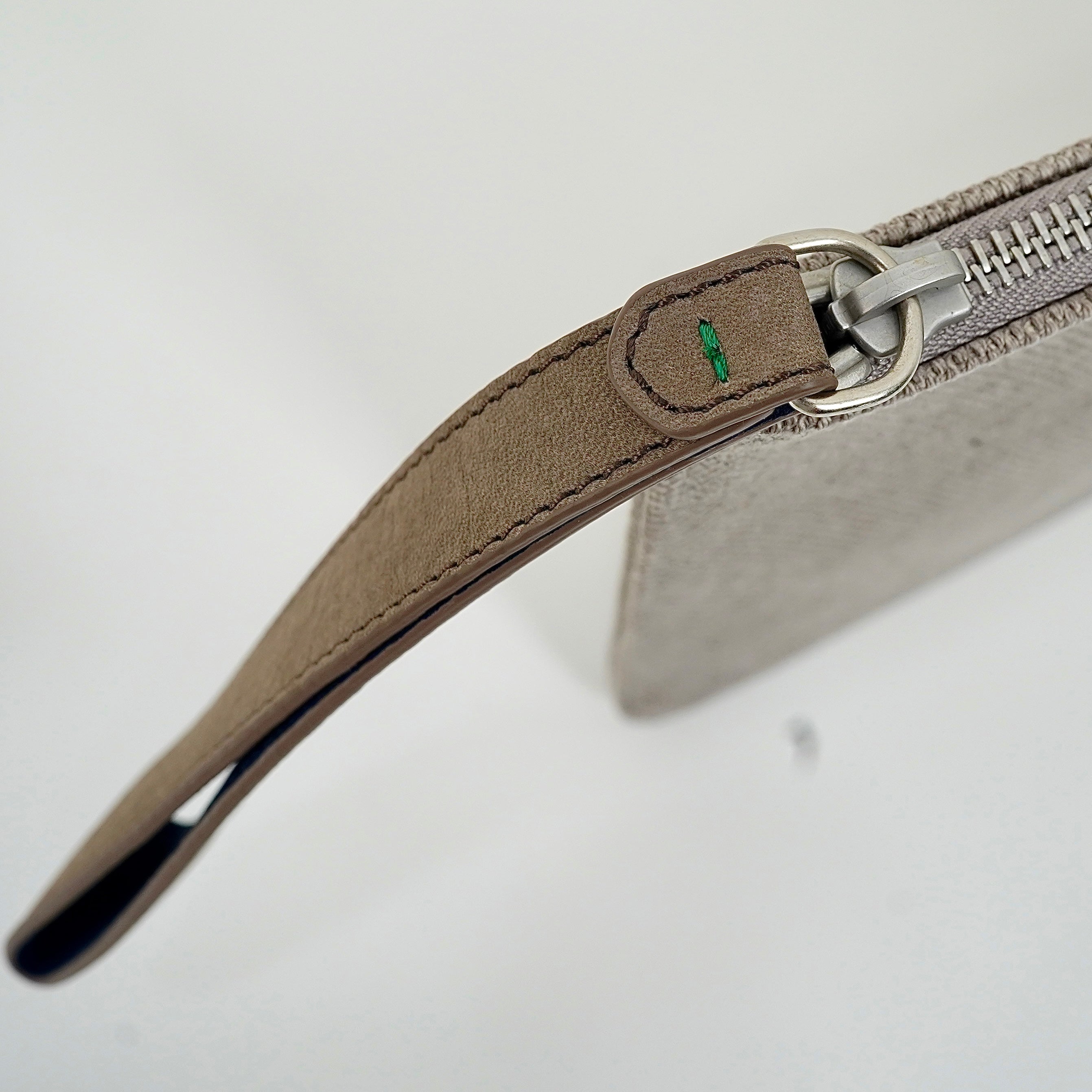 CANVAS GREY CLUTCH BAG