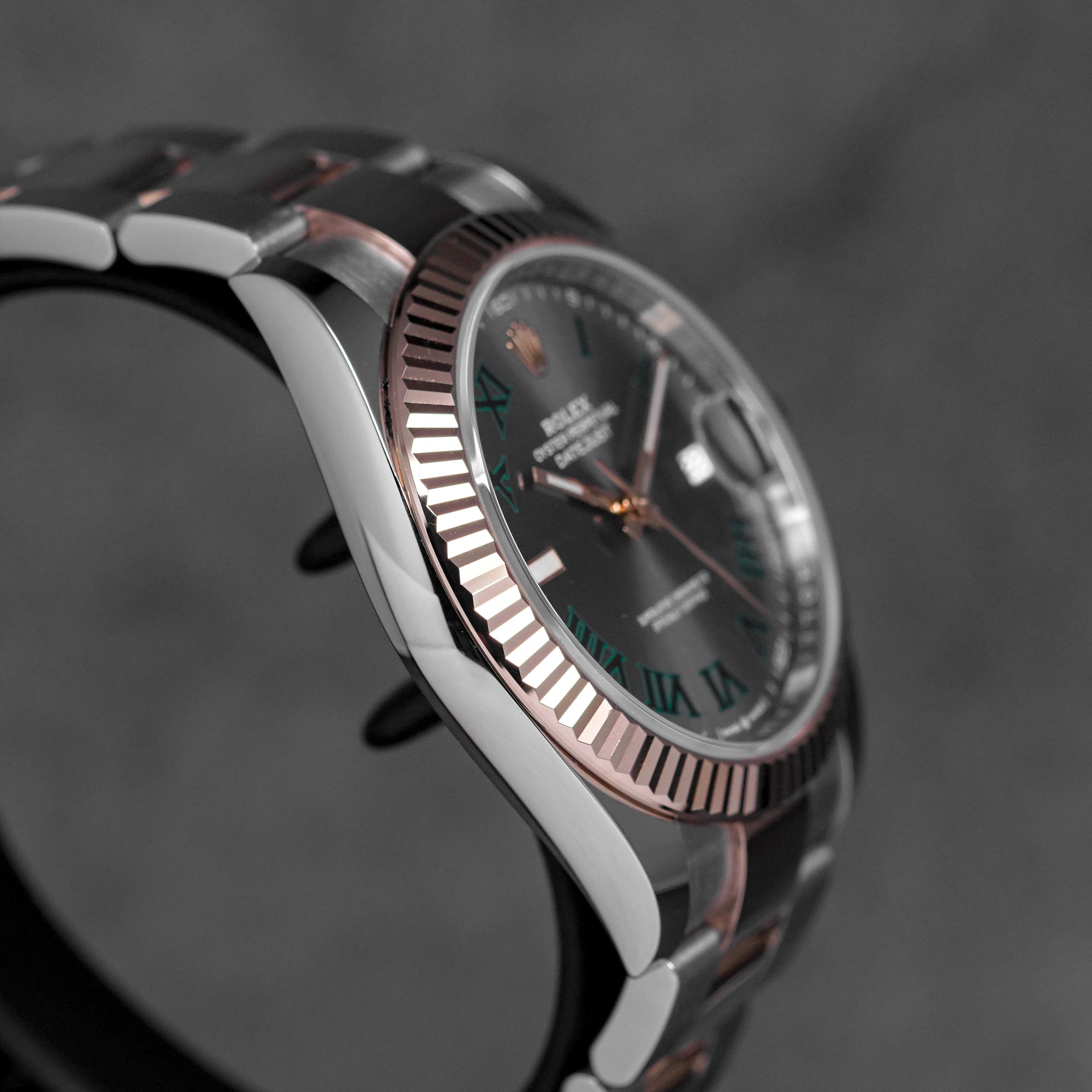 DATEJUST 41MM TWOTONE ROSEGOLD WIMBLEDON DIAL (2022)