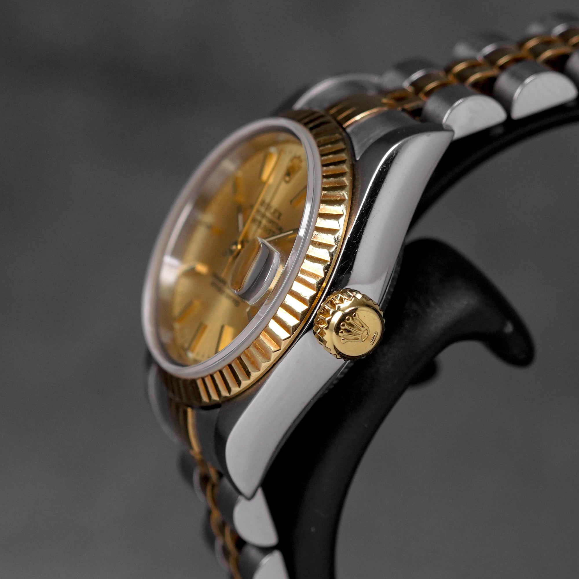 DATEJUST 26MM TWOTONE YELLOWGOLD CHAMPAGNE DIAL (2004)