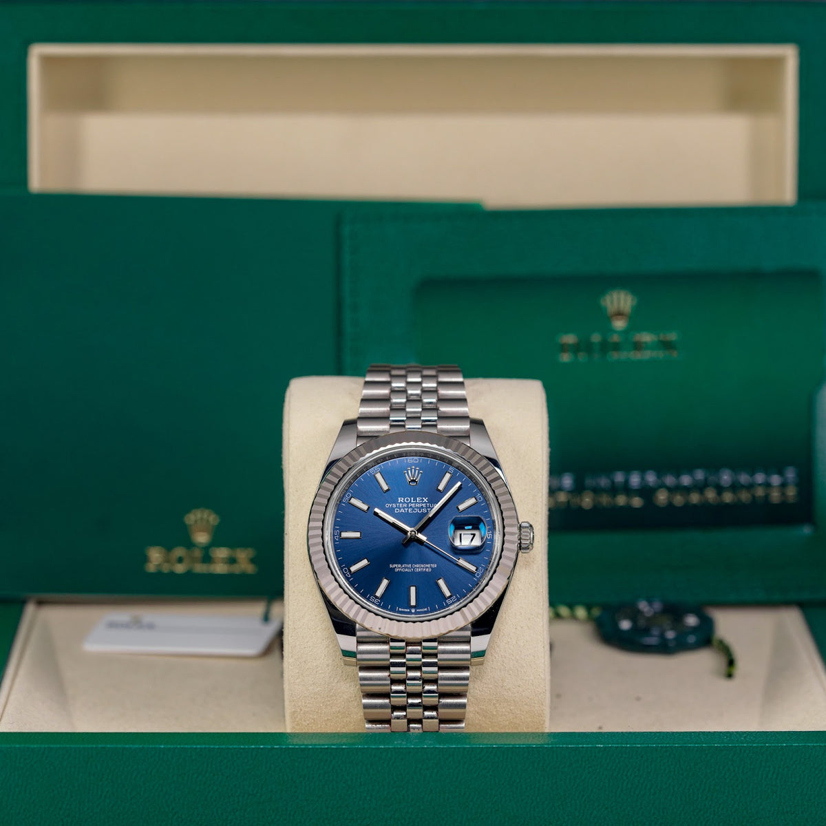 DATEJUST 41MM BLUE DIAL (2025)