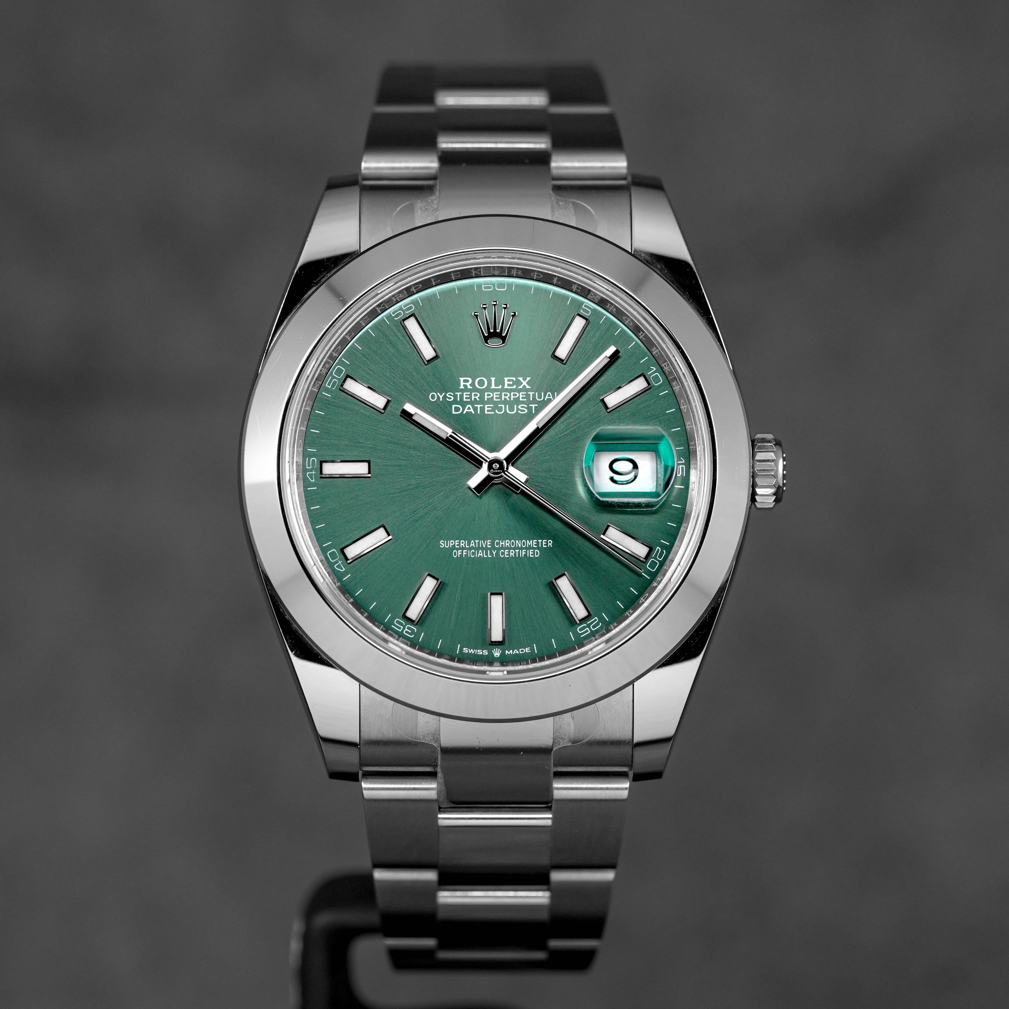 DATEJUST 41MM MINT GREEN DIAL (2022)