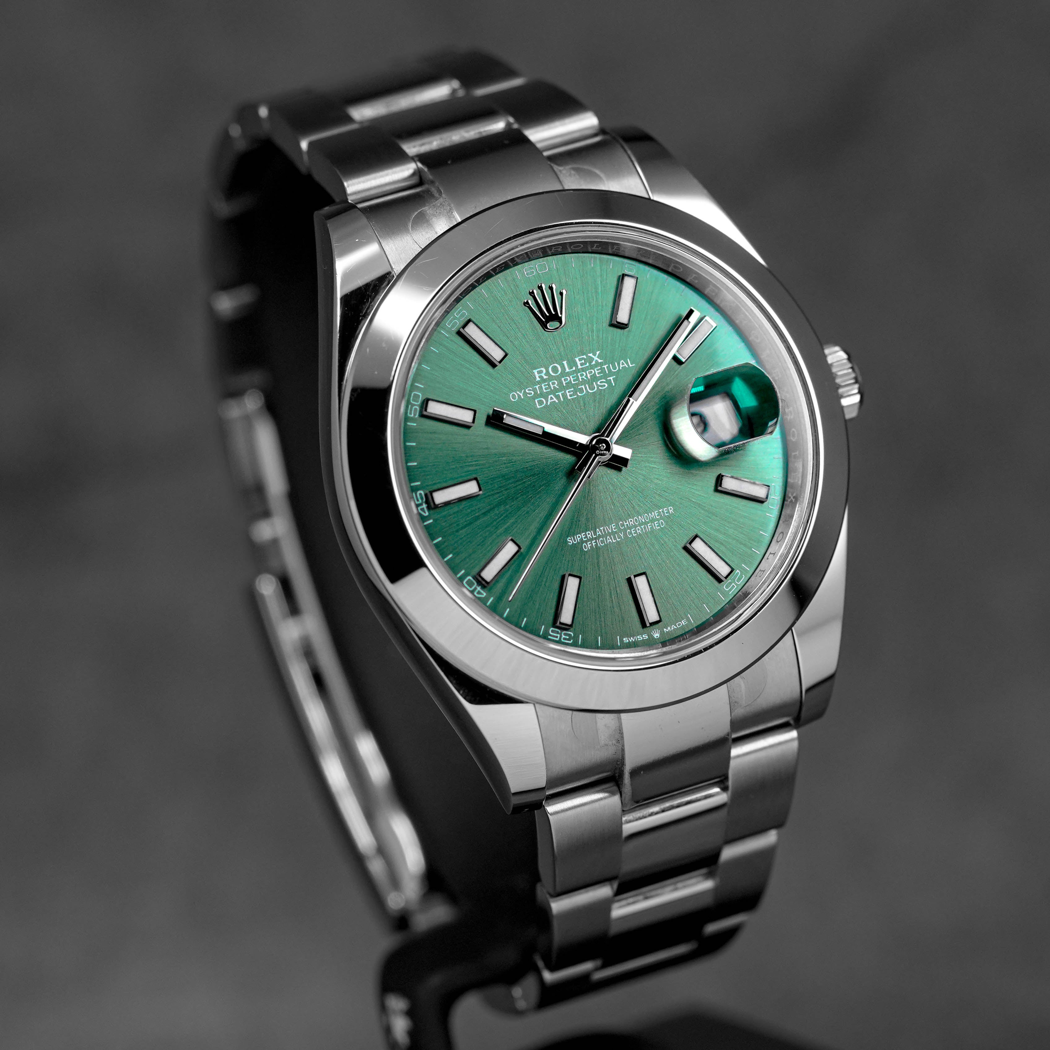 DATEJUST 41MM MINT GREEN DIAL (2022)