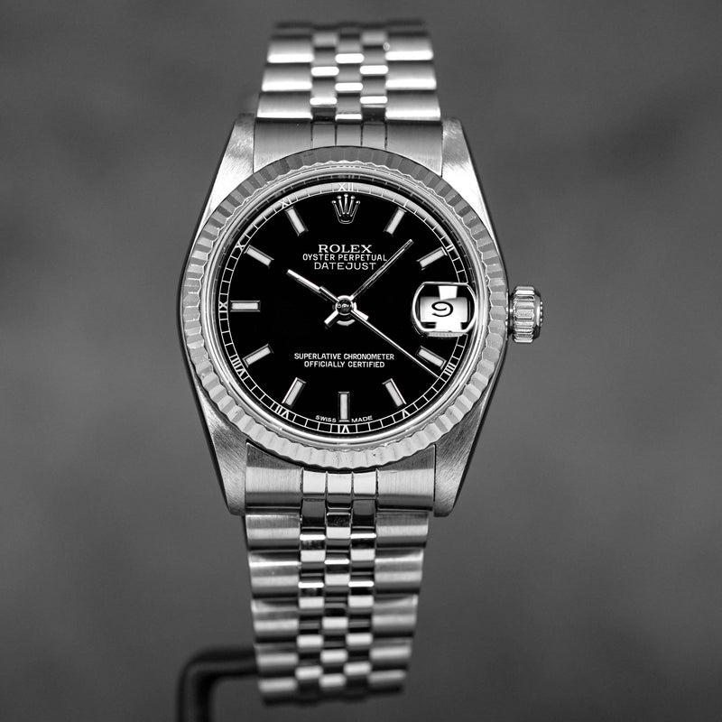 DATEJUST 31MM BLACK DIAL (WATCH ONLY)