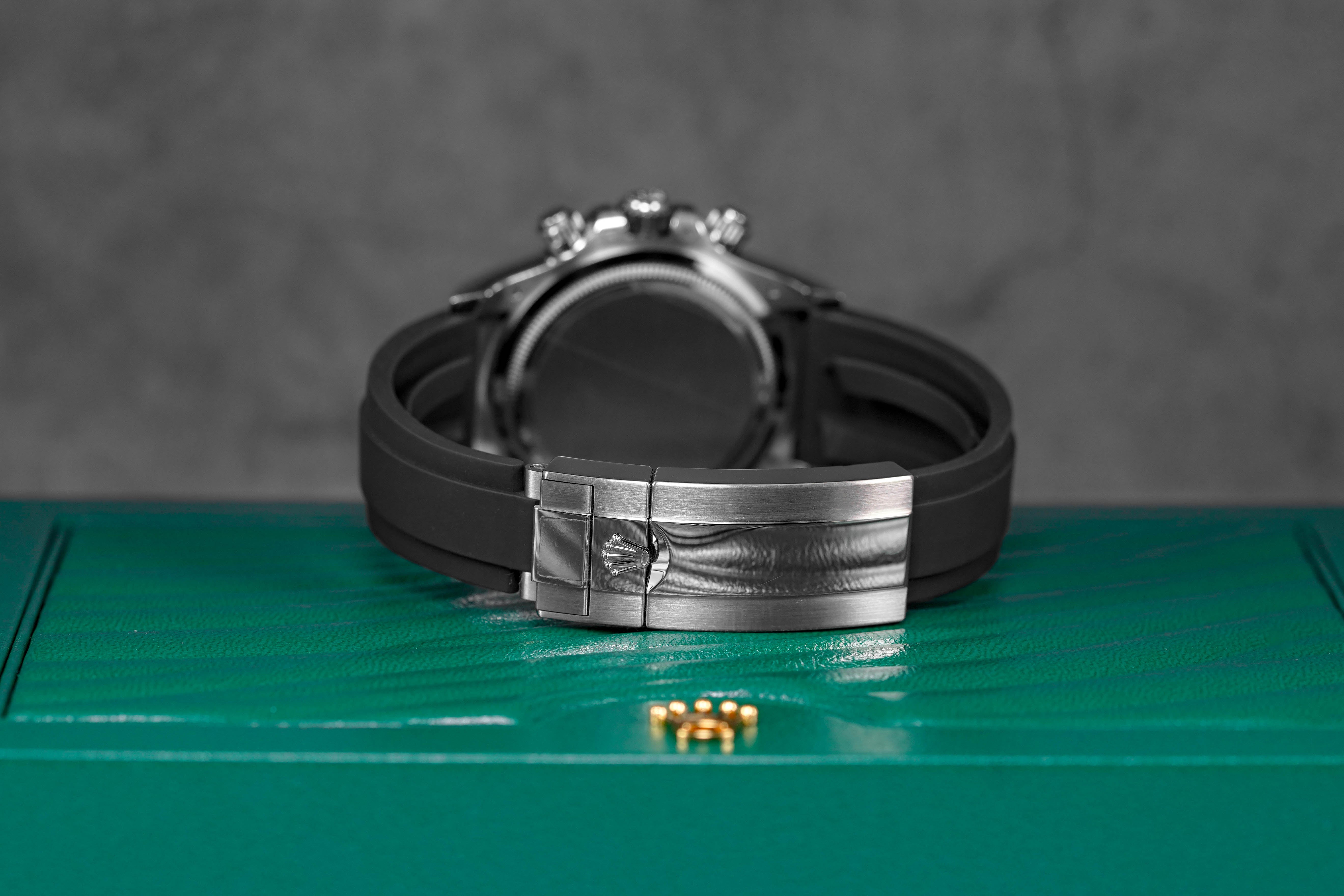 DAYTONA OYSTERFLEX WHITEGOLD BLACK DIAL RING BEZEL (2024)