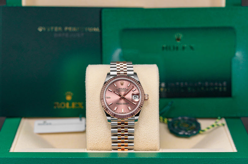 DATEJUST 31MM TWOTONE ROSEGOLD SALMON DIAL (2024)
