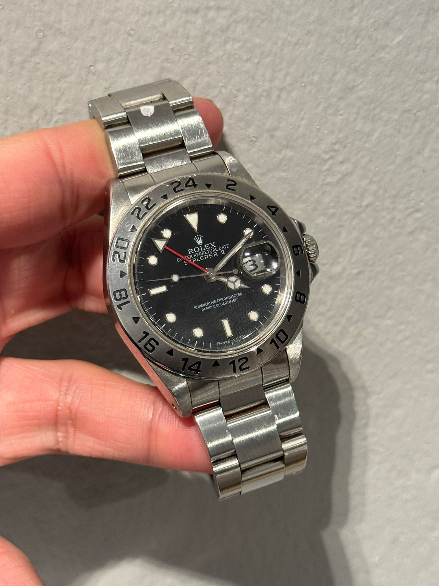 EXPLORER-II 16570 BLACK DIAL (1998)