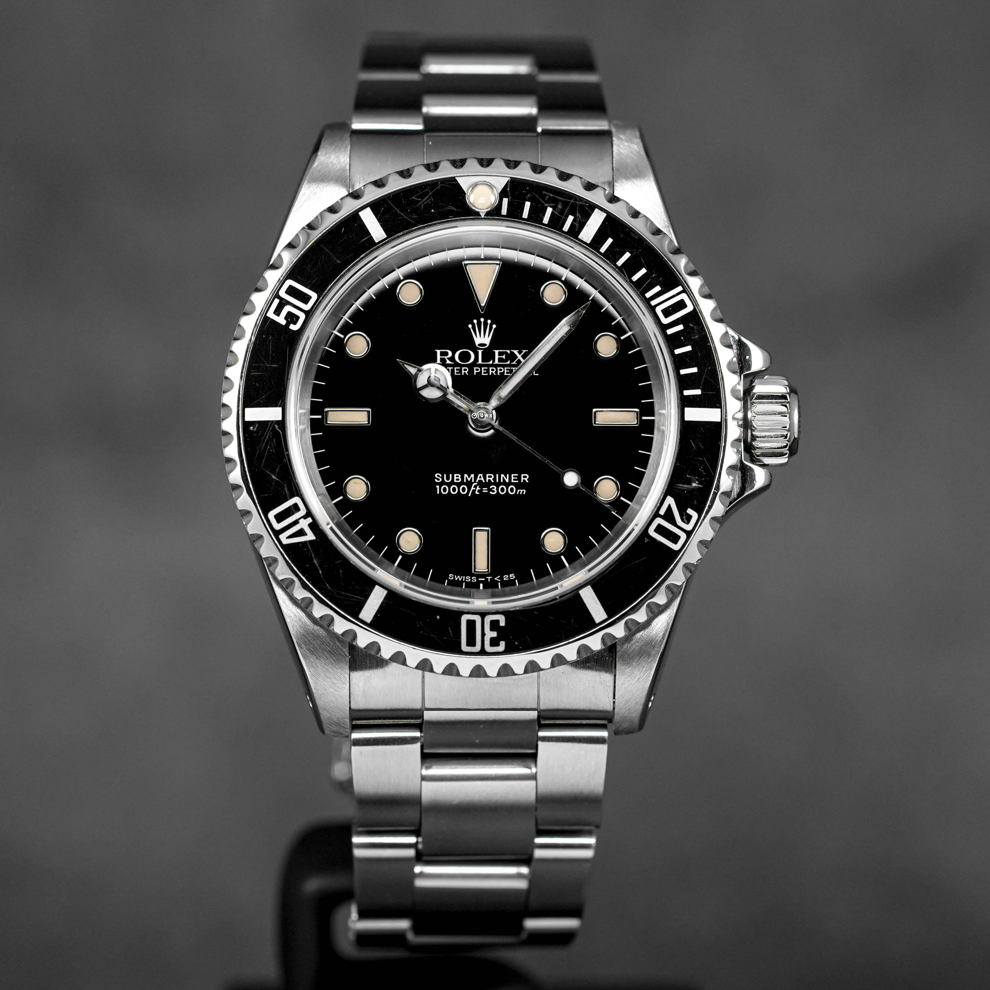 SUBMARINER NO DATE 40MM 14060 2 LINERS 'SWISS T DIAL' (1992)