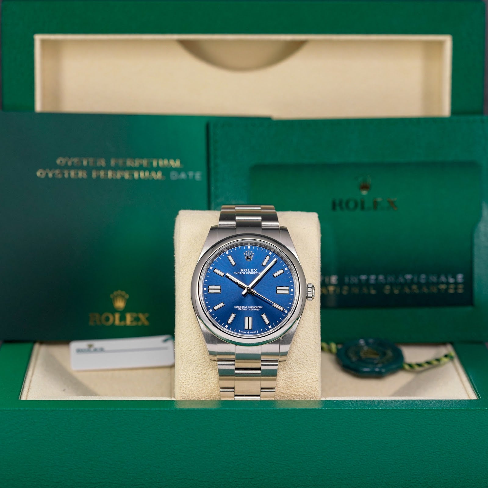OYSTER PERPETUAL 41MM BLUE DIAL (2023)